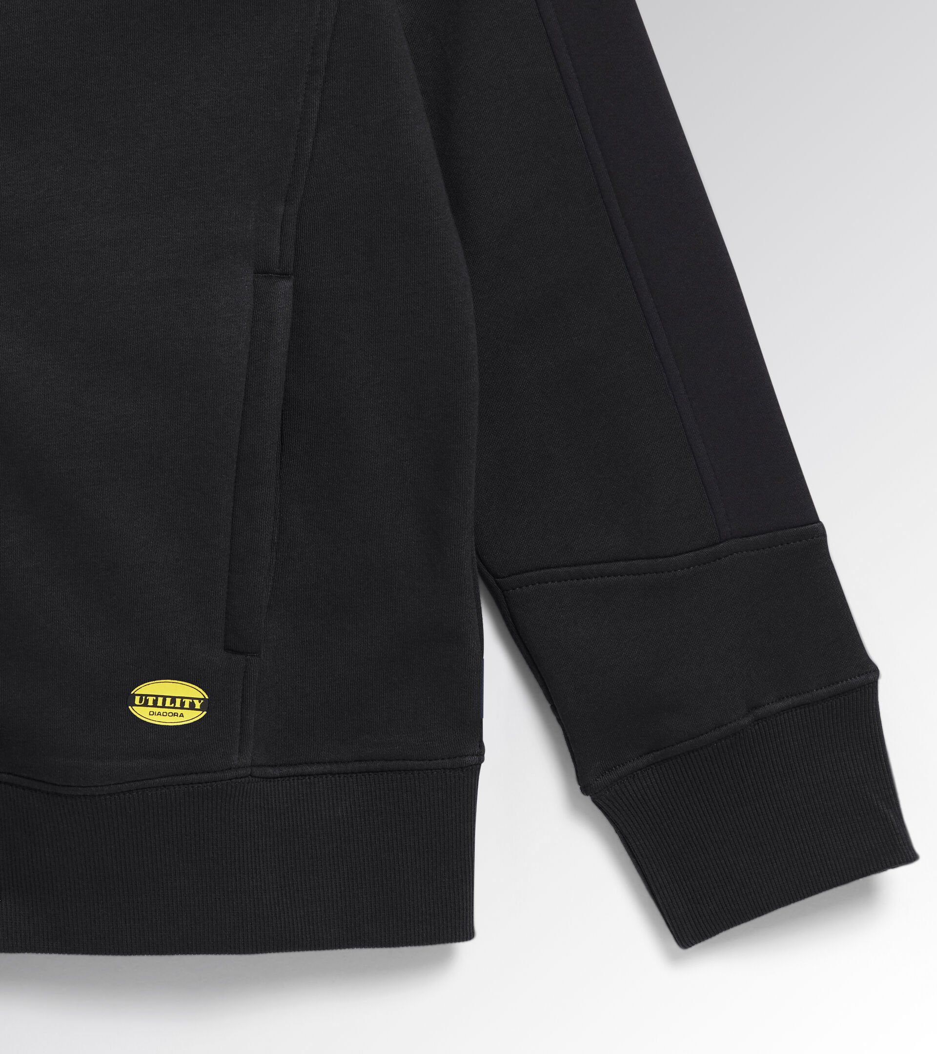 Work track jacket SWEATSHIRT FZ LITEWORK BLACK - Utility