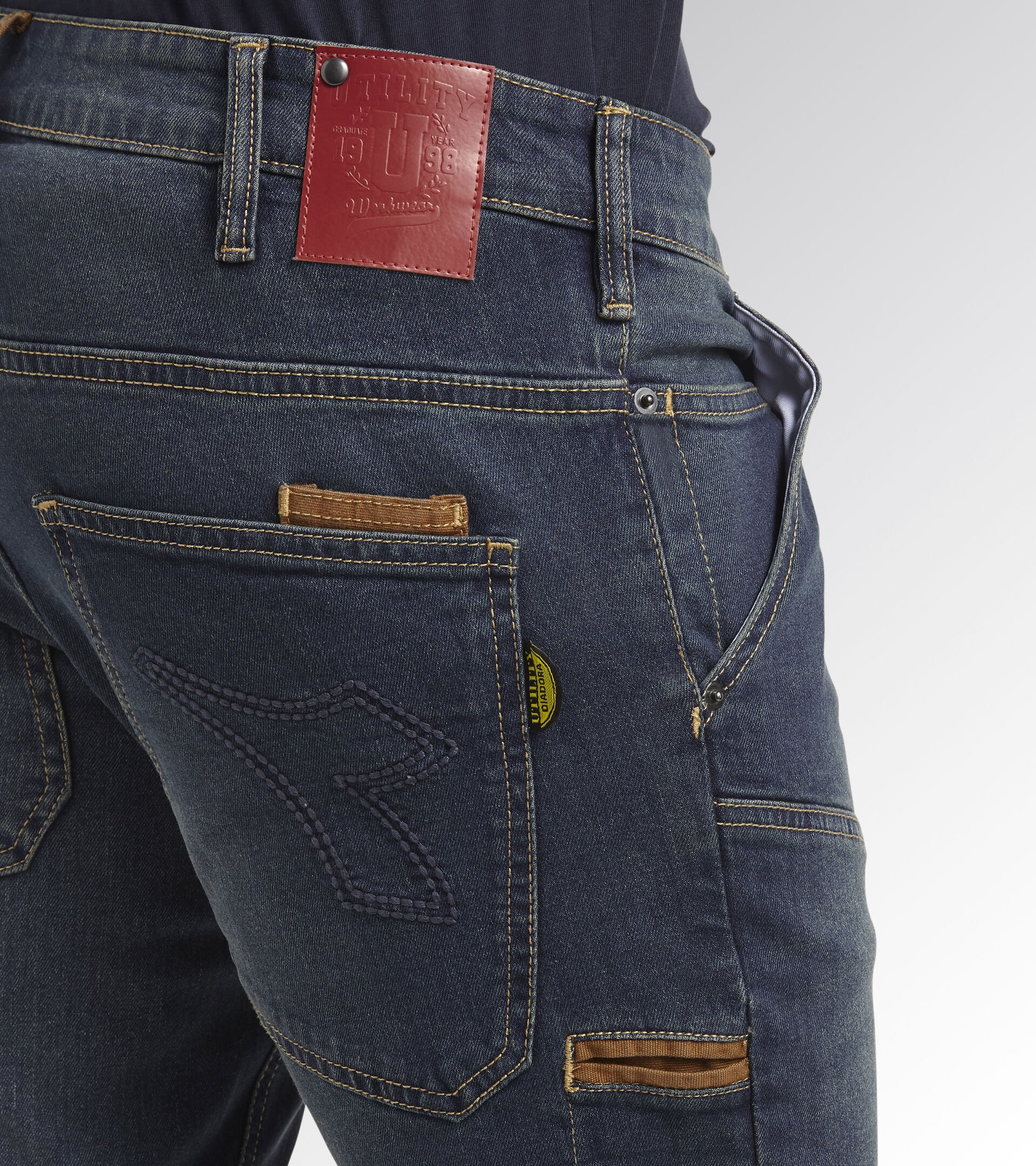 Pantalone jeans da lavoro PANT STONE PLUS DIRTY WASHING - Utility