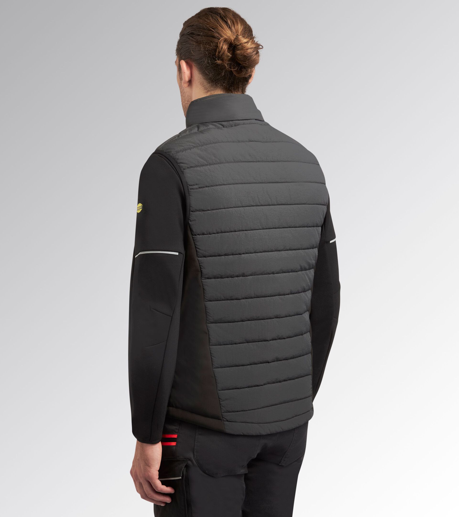 Work gilet PADDED VEST OSLO HYBRID BLACK/PHANTOM - Utility