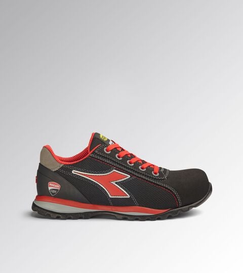 Low safety shoe GLOVE MONSTER LOW S1PS FO HRO BLACK/RED - Utility