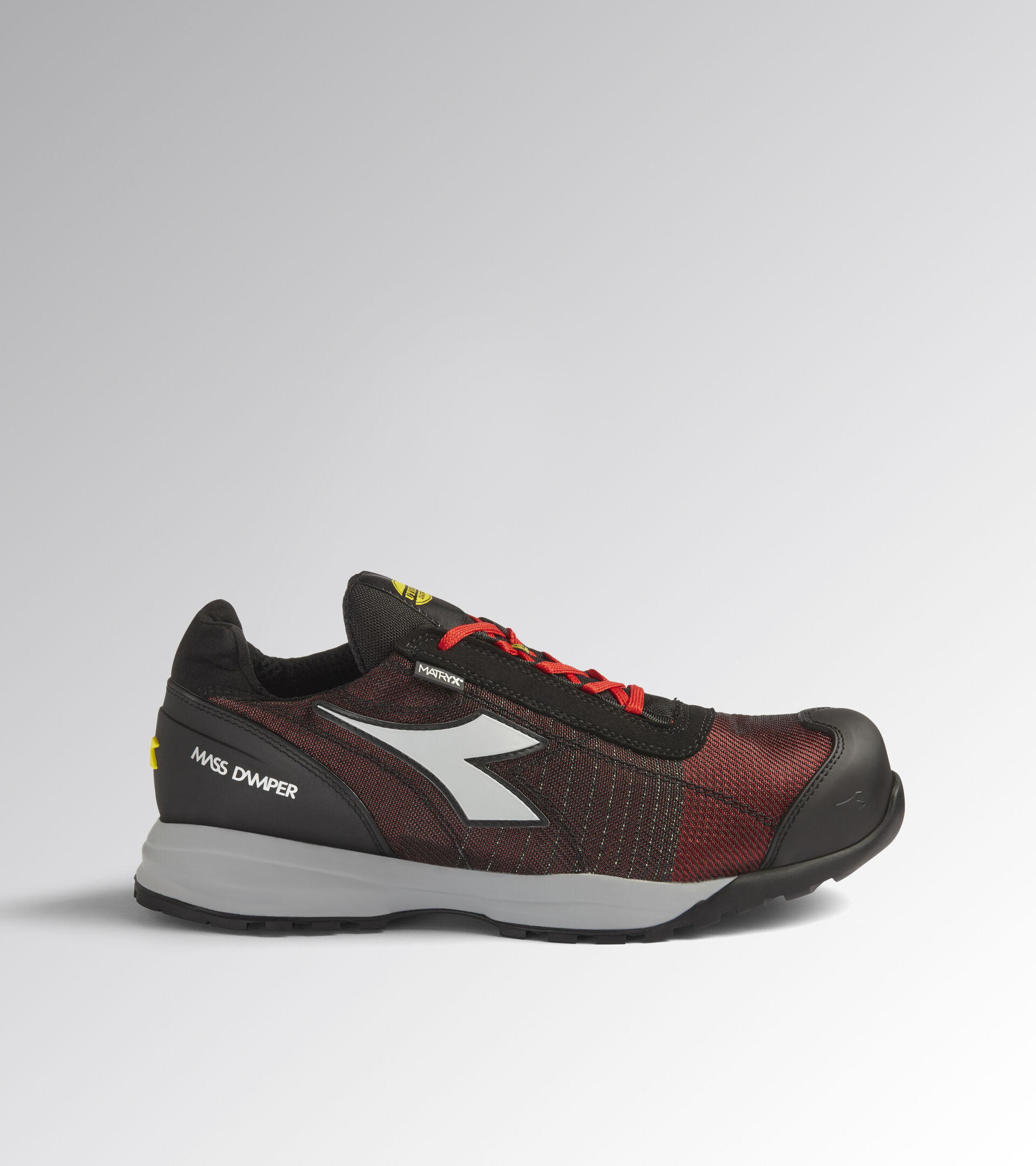 GLOVE MDS MTX LOW S1P HRO SRC ESD, POPPY RED/GRAY, hi-res