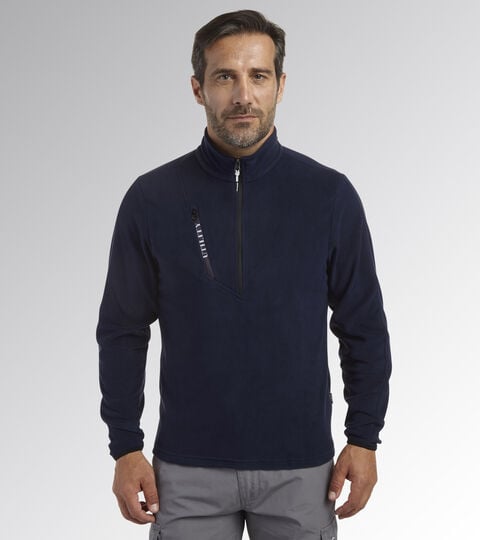 Arbeits-Fleece-Sweater MICROPILE POCKET LITEWORK MARINEBLAU - Utility