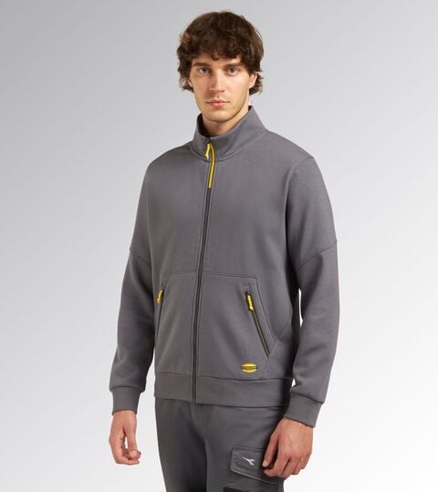 Arbeits-Sweater SWEATSHIRT FZ ROCK STAHLGRAU - Utility