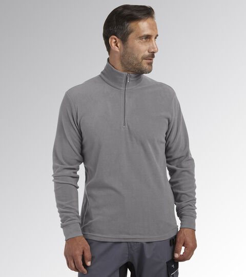 MICROFLEECE GRIPEN, STAHLGRAU Arbeits-Fleece-Sweater MICROFLEECE GRIPEN STAHLGRAU - Utility