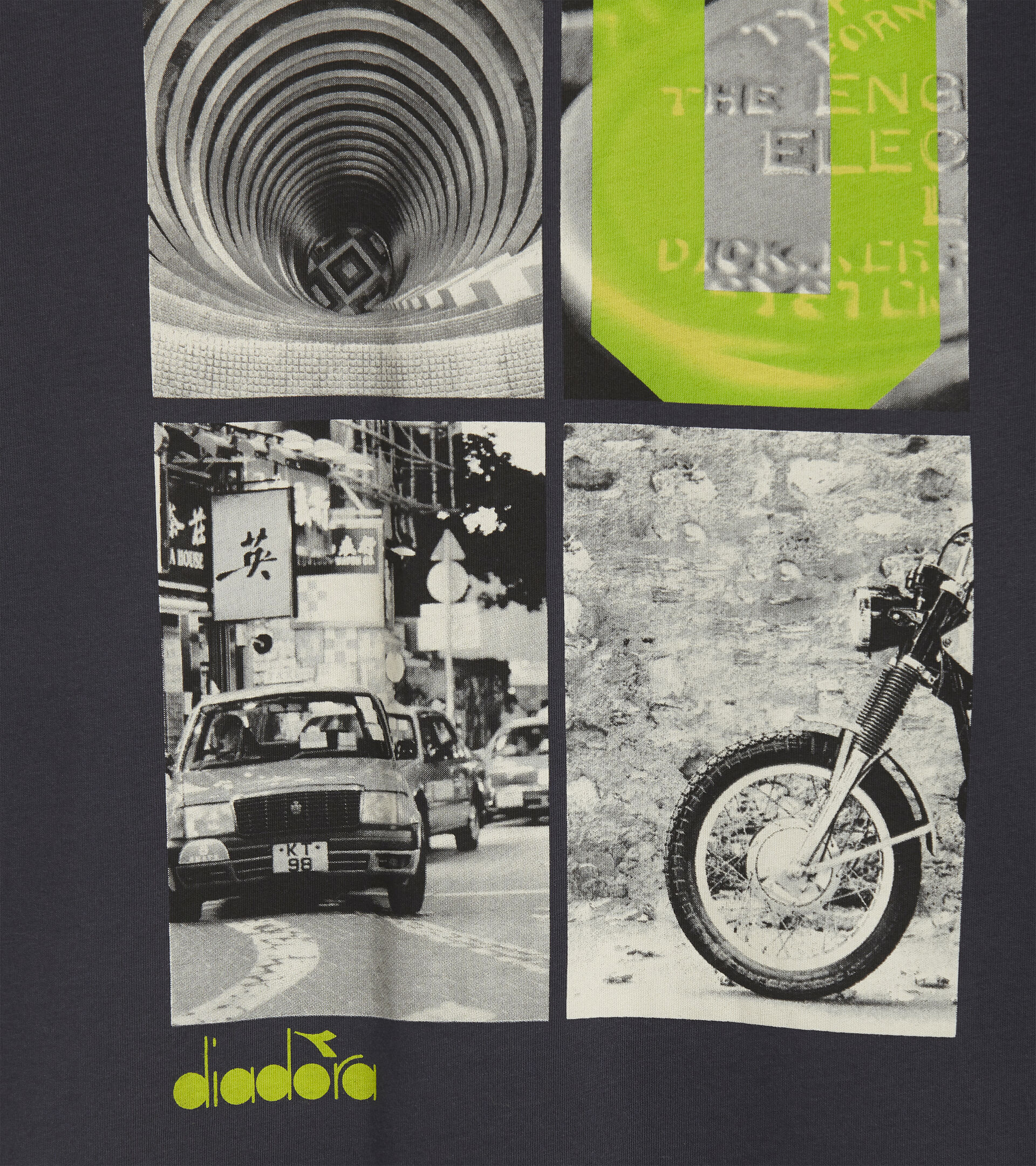 T-SHIRT GRAPHIC ORGANIC, GRIS PERISCOPIO, hi-res