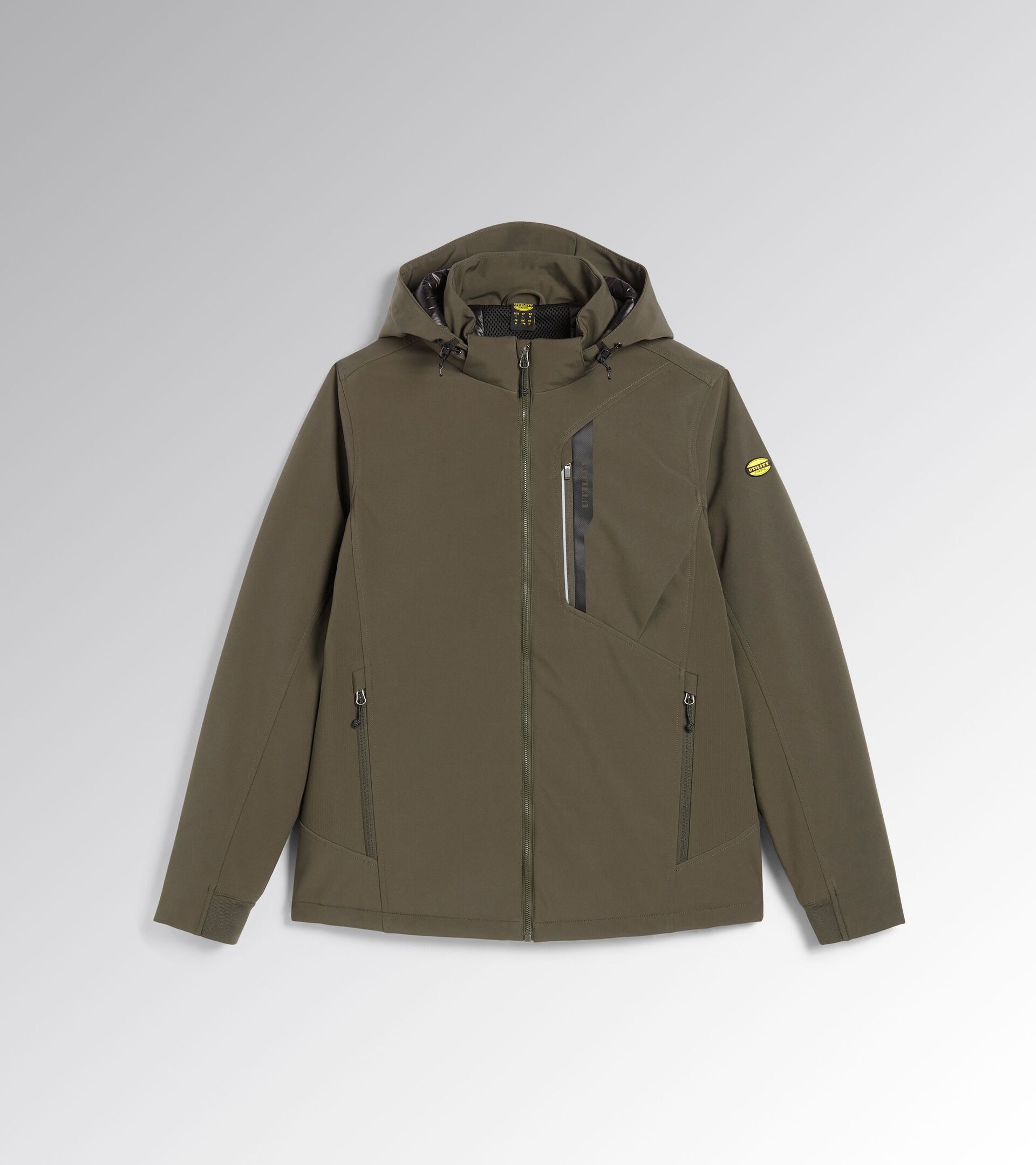 Water-repellent softshell windbreaker jacket JACKET FREEDOM GREEN DEEP DEPTHS - Utility