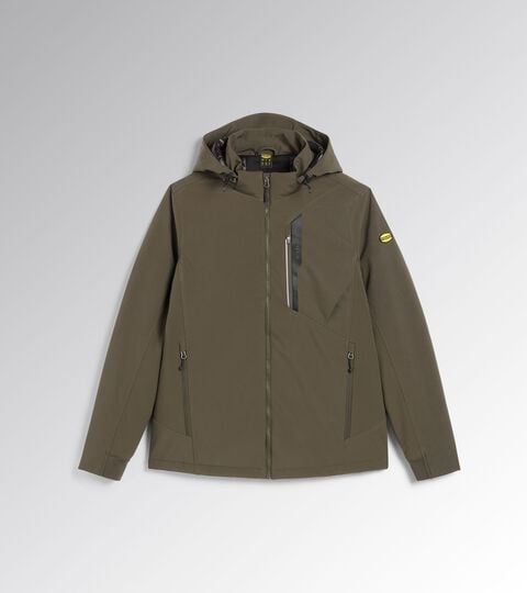 Water-repellent softshell windbreaker jacket JACKET FREEDOM GREEN DEEP DEPTHS - Utility