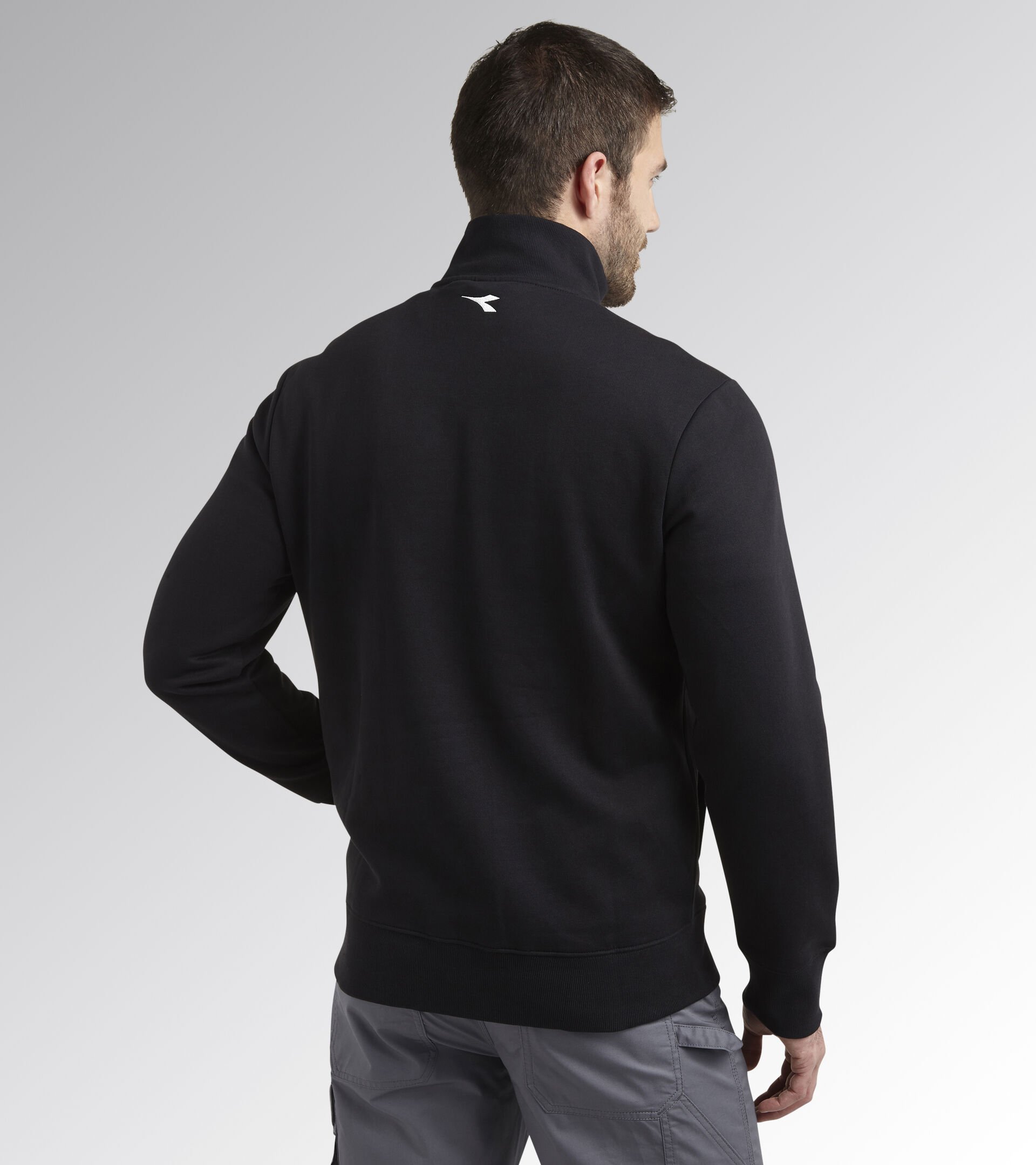 SWEATSHIRT INDUSTRY HZ, BLACK, hi-res