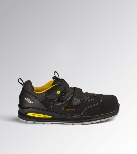 Low safety shoe RUN NET AIRBOX SANDAL S1PS FO SR BLACK/ANTHRACITE - Utility