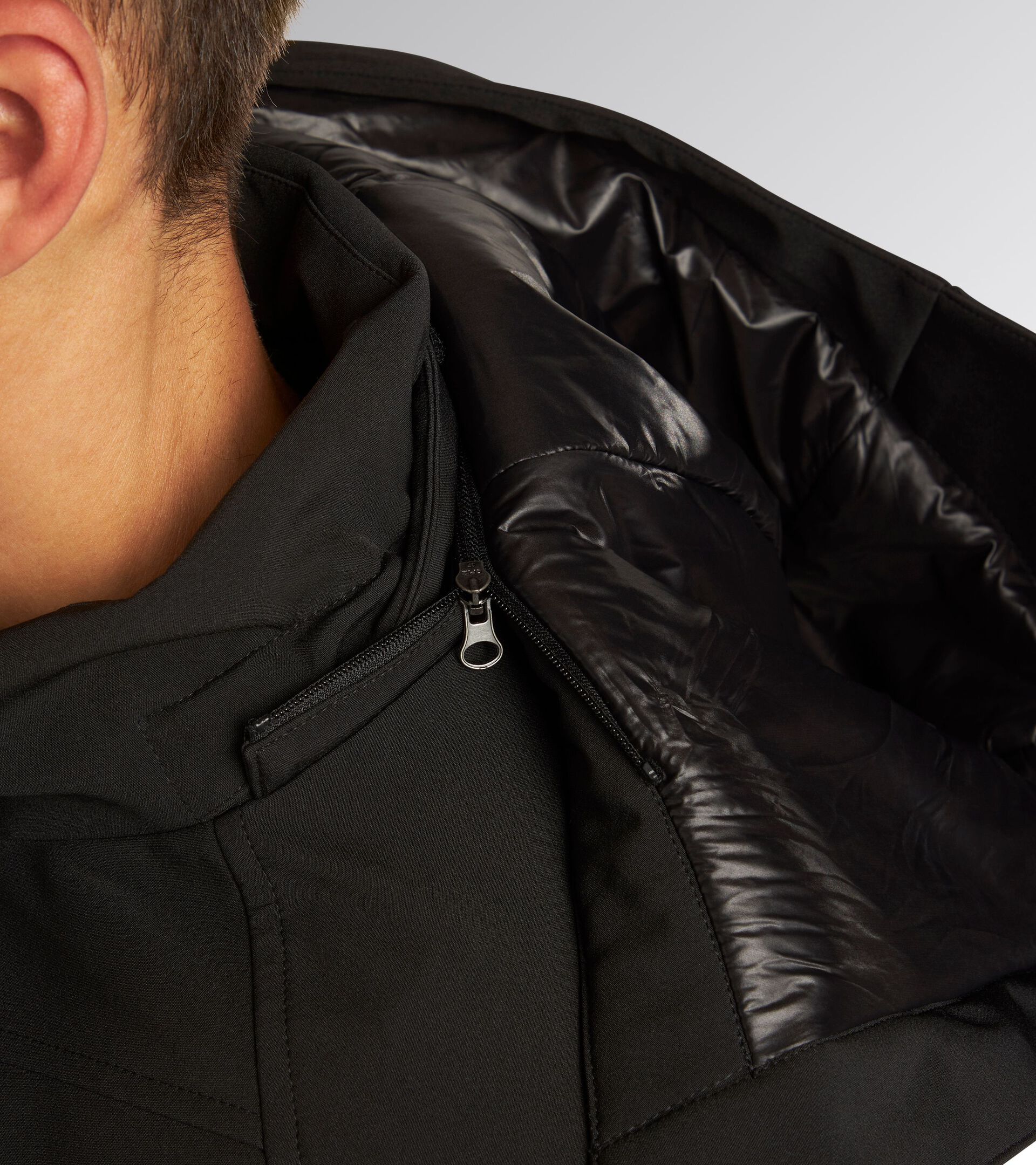 Water-repellent softshell windbreaker jacket JACKET FREEDOM BLACK - Utility