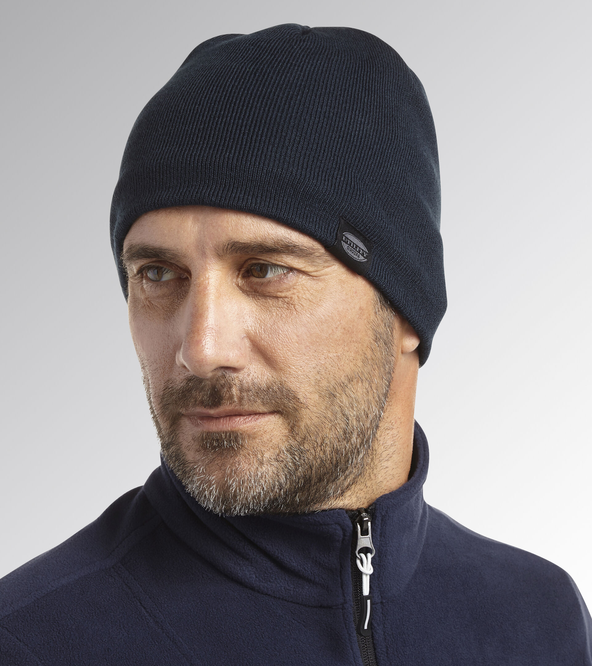 Mütze, doppelseitig POLAR BEANIE SCHWARZ SCHWERTLILIE - Utility