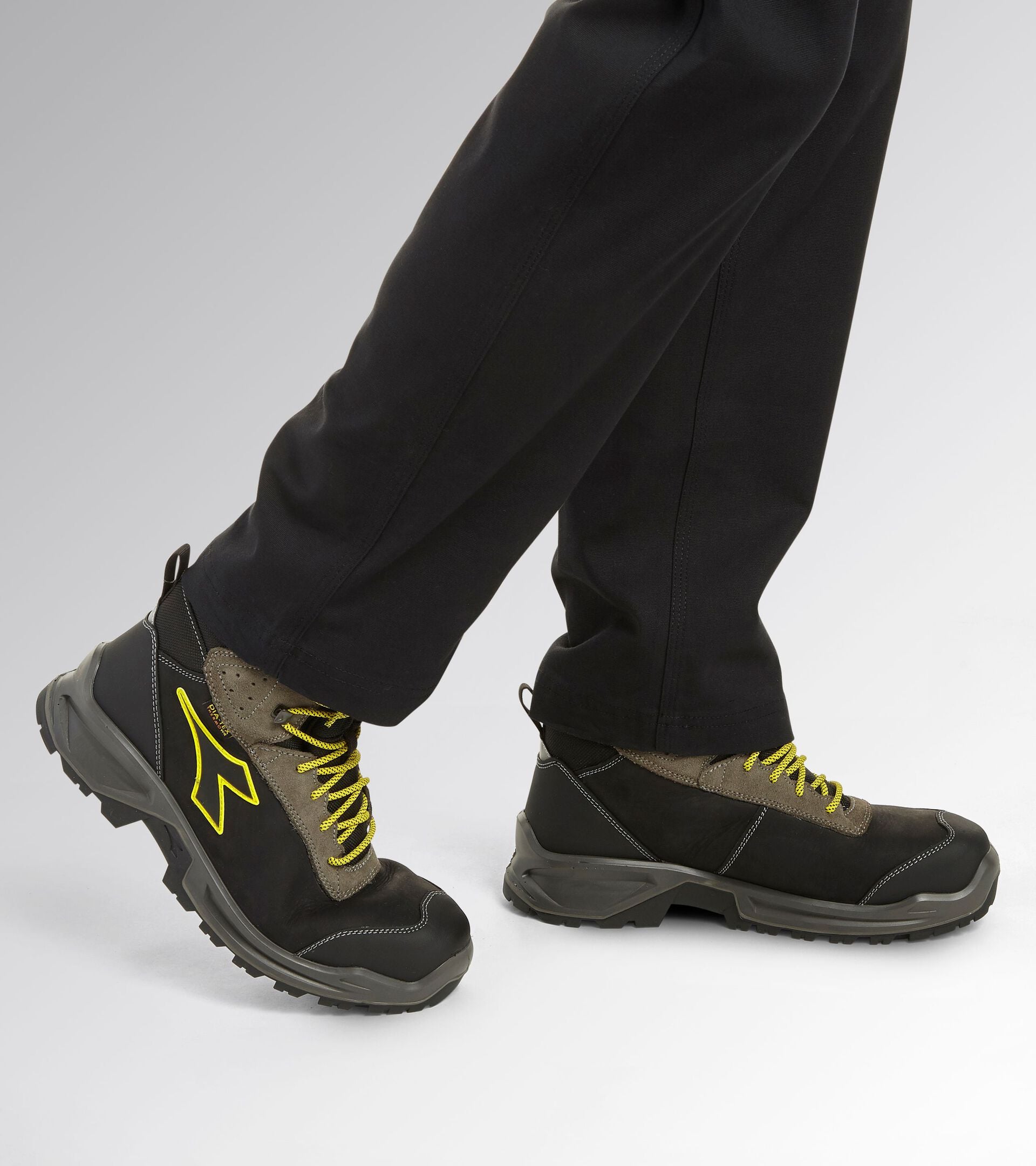 Water-resistant high-cut safety shoes  SPORT DIATEX HIGH S7S BLACK/STEEL GRAY - Utility