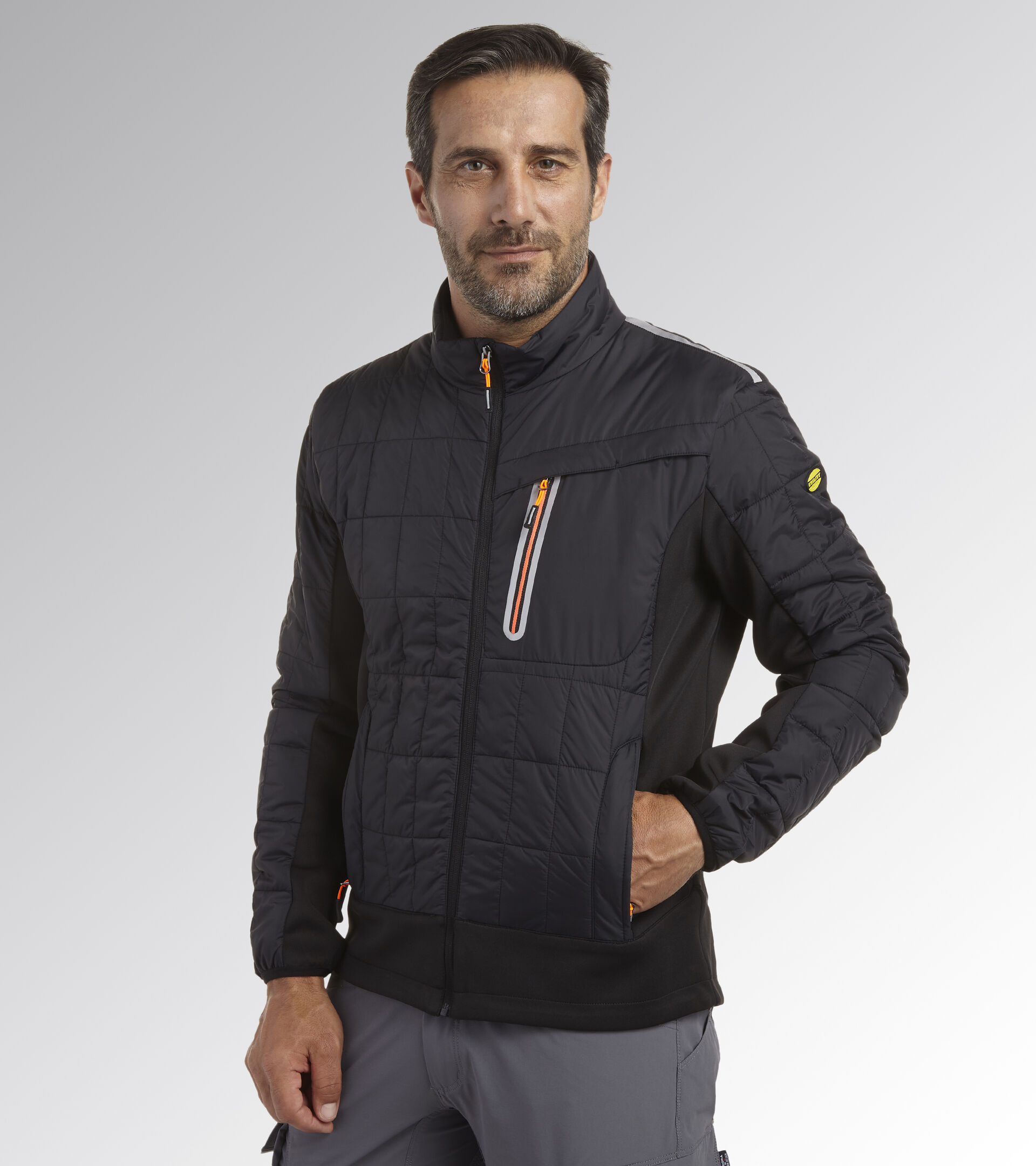 Chaqueta de trabajo LIGHT PADDED JACKET TECH NEGRO - Utility