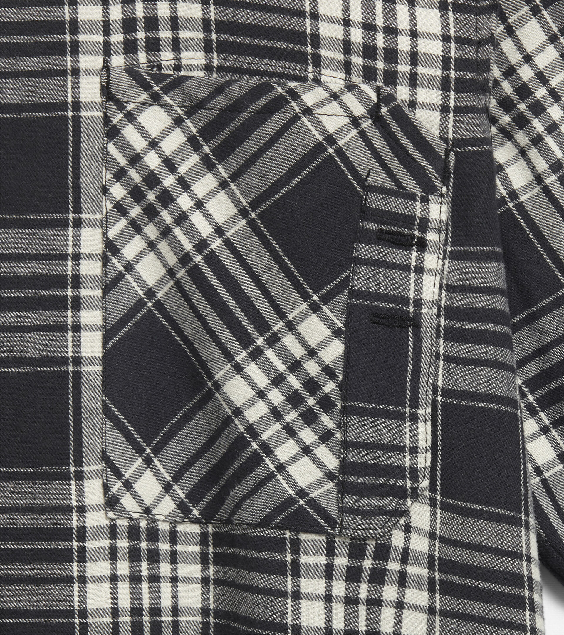 SHIRT CHECK, BLACK/OFF WHITE, hi-res