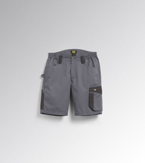 Arbeits-Bermuda-Shorts BERMUDA POLY STAHLGRAU - Utility