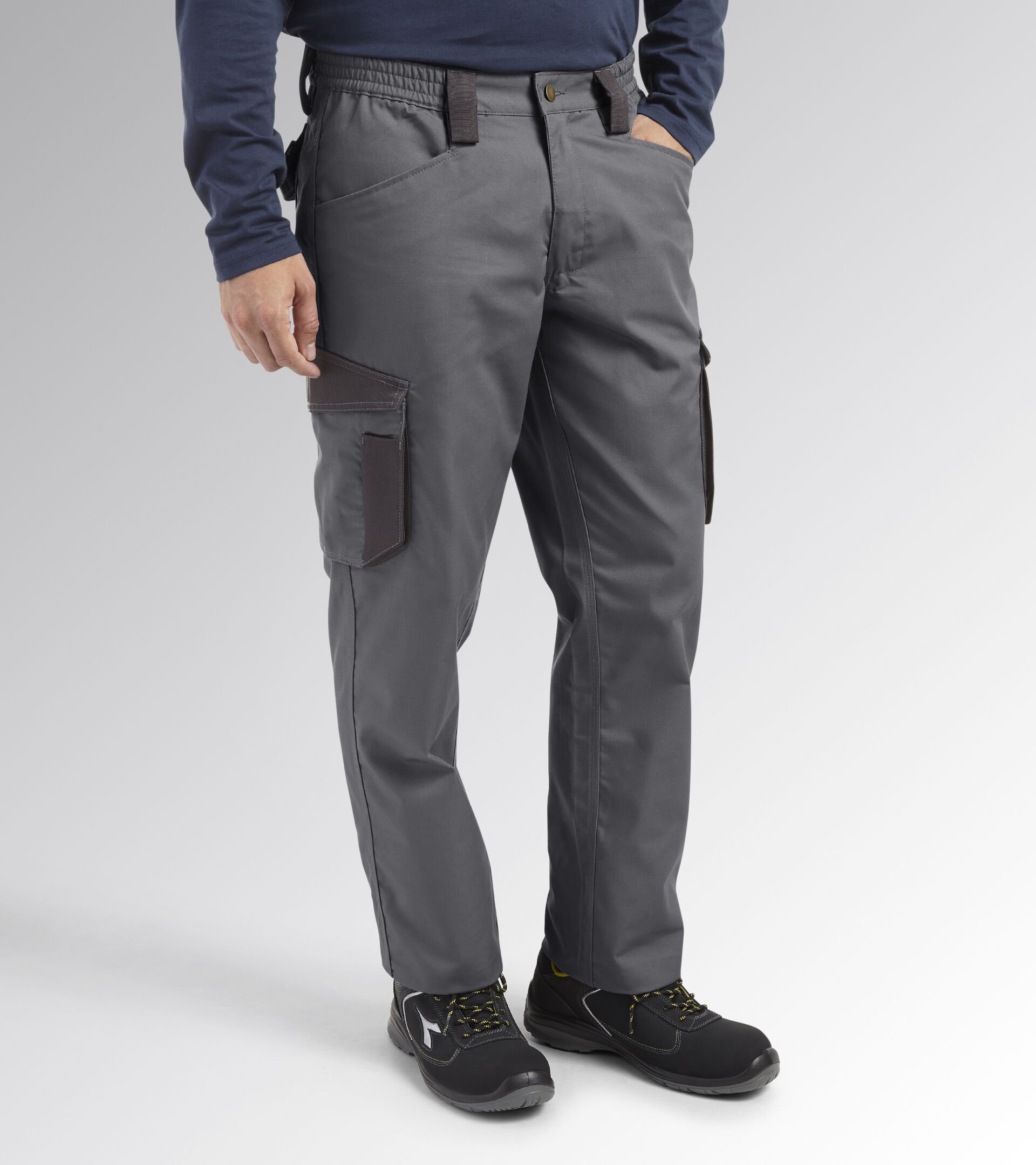 Work trousers PANT STAFF CARGO STEEL GRAY - Utility