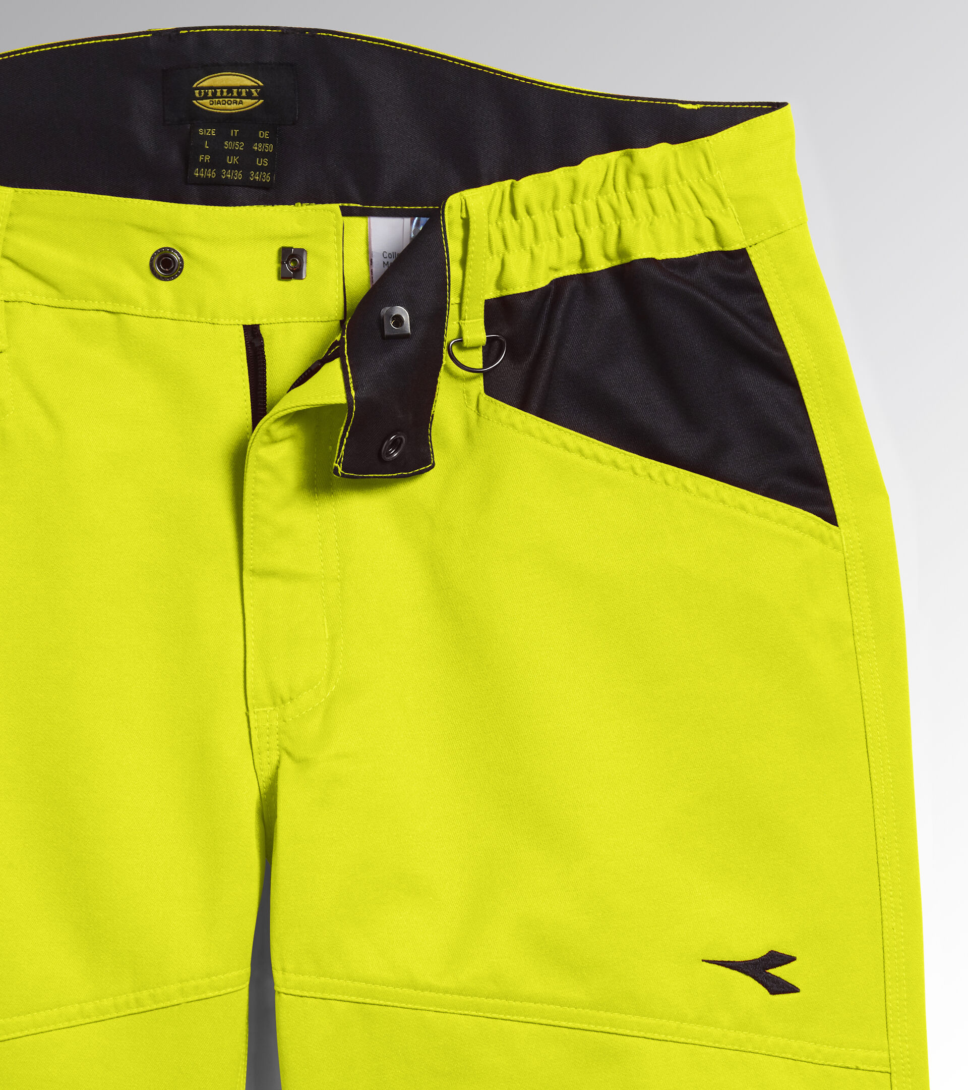 PANT HV EN 20471:2013 2, FLUORESCENT YELLOW ISO20471, hi-res