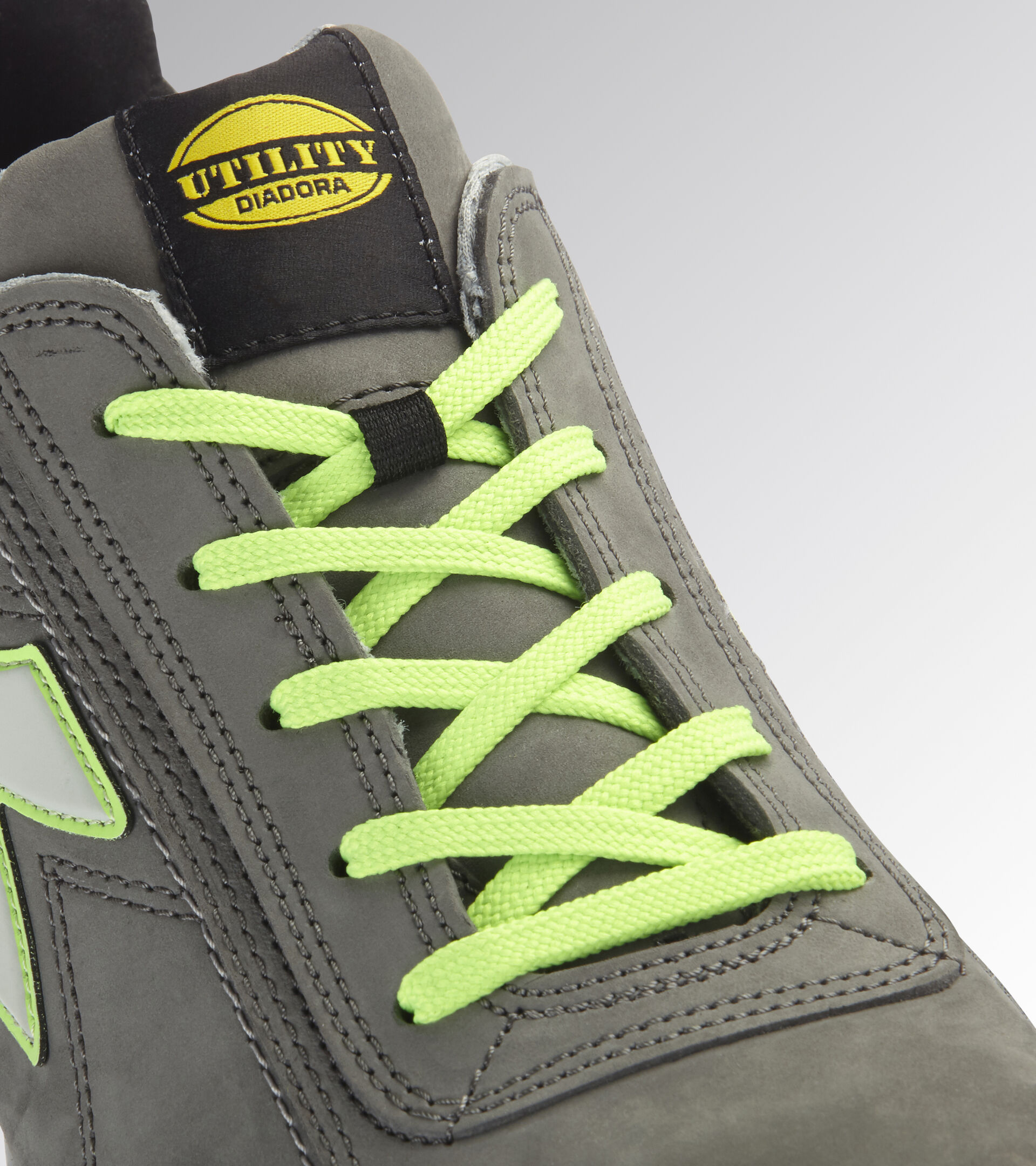 GLOVE MDS LOW S3 HRO SRC, COAL/GREEN FLUO, hi-res
