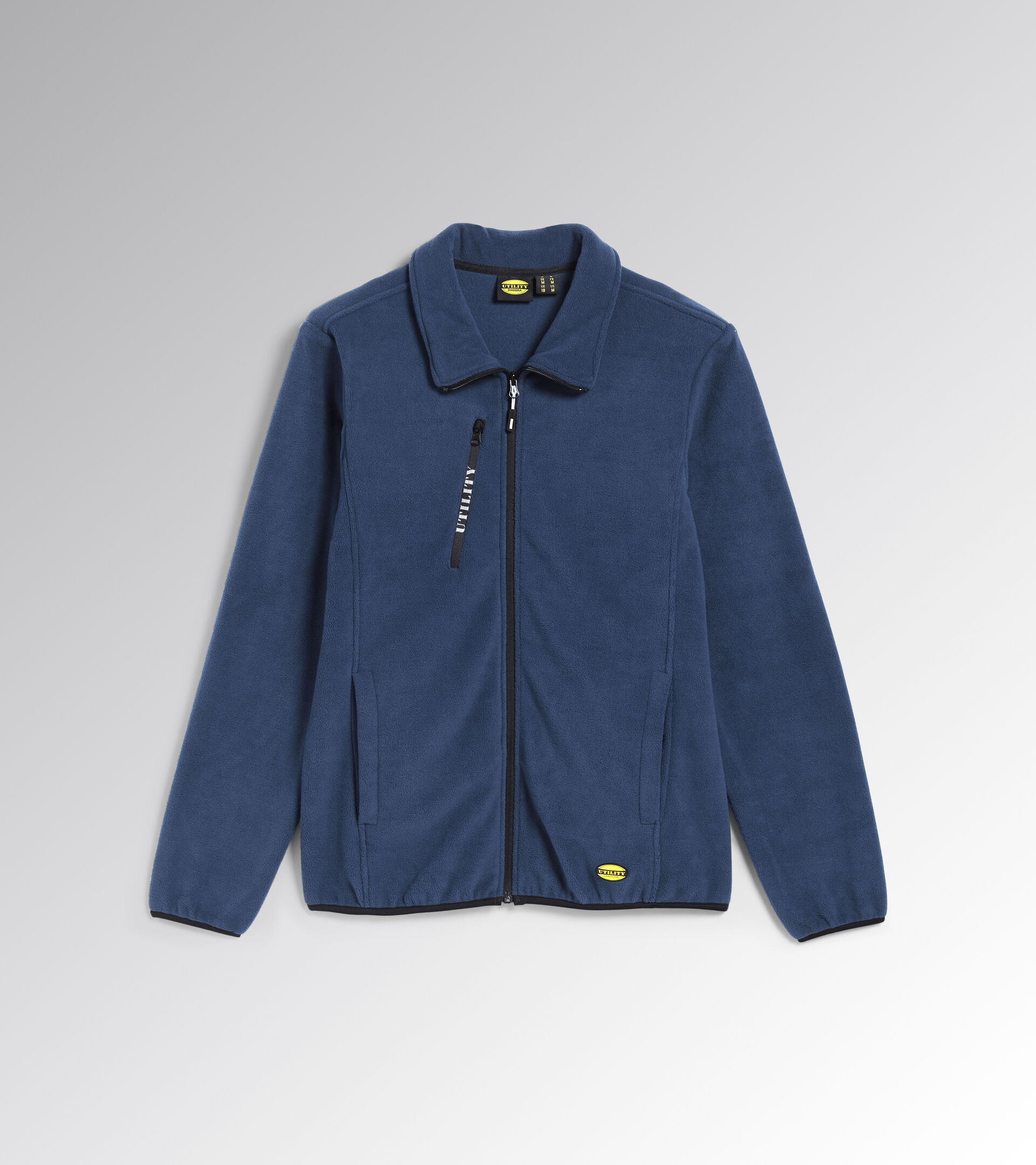 Work fleece SWEAT PILE FZ BLUE DARK DENIM - Utility