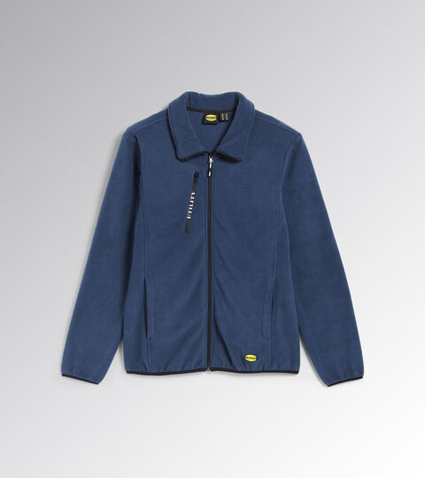 Work fleece SWEAT PILE FZ BLUE DARK DENIM - Utility