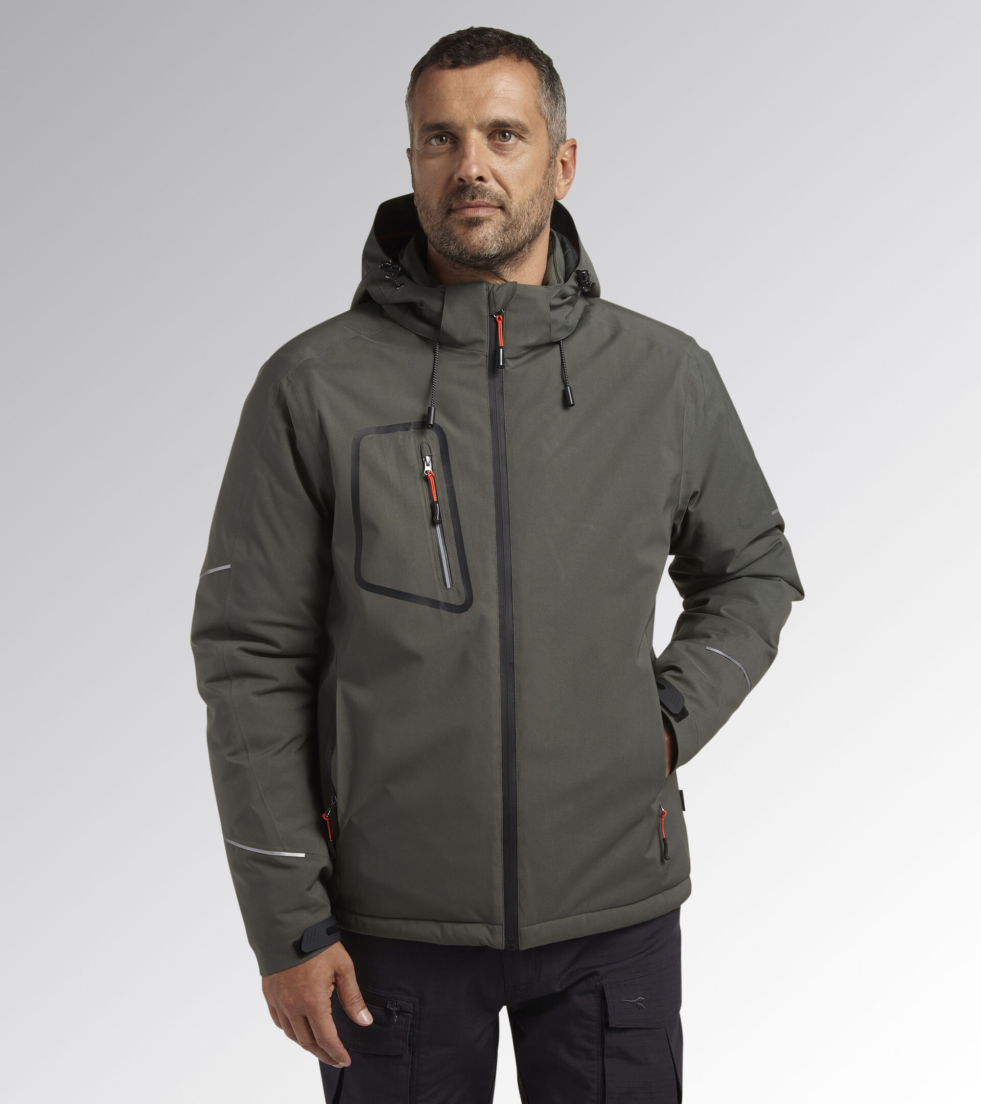 Chaqueta de trabajo PADDED JACKET CROSS VERDE TOMILLO - Utility