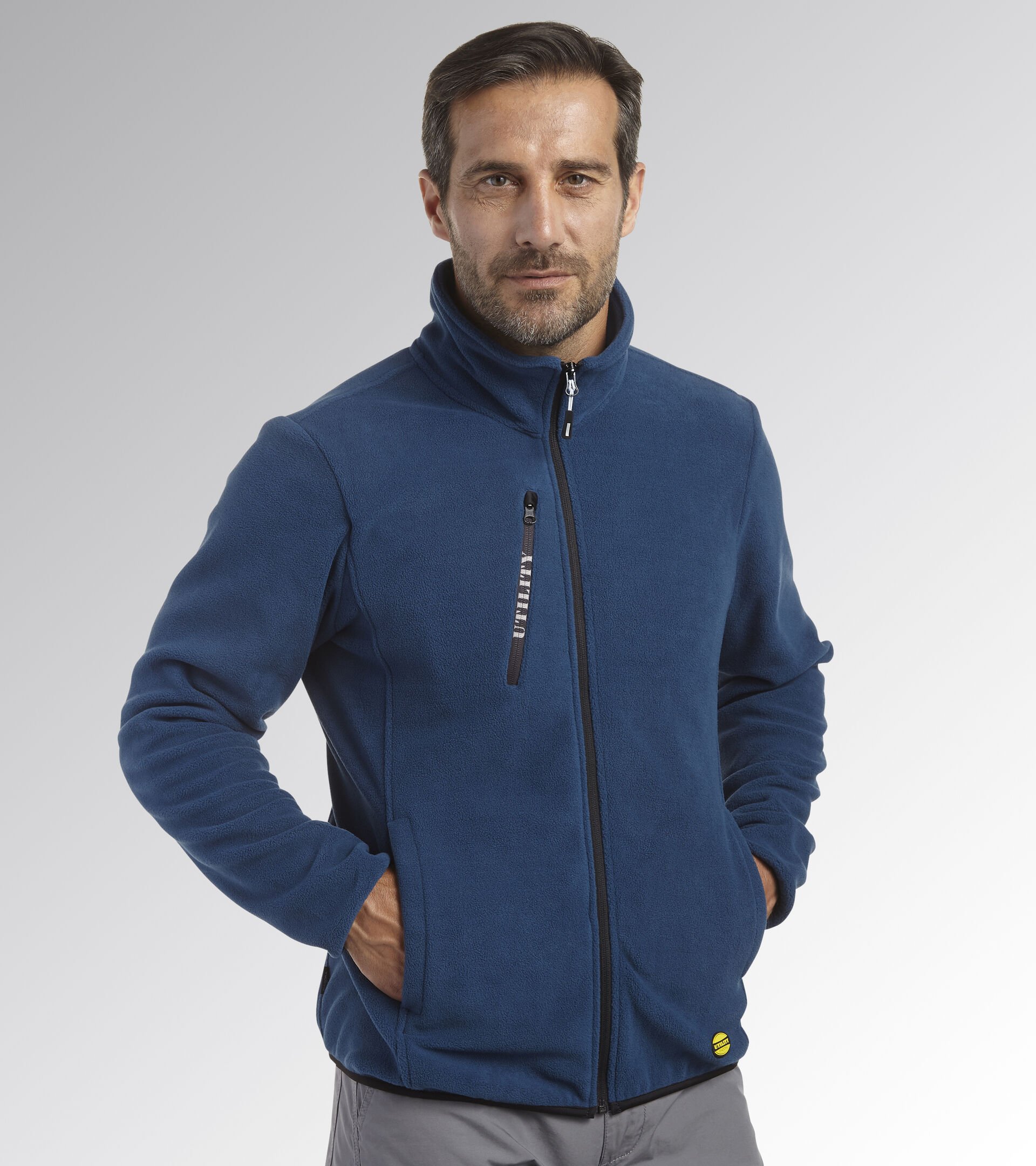 Polaire de travail SWEAT PILE FZ BLEU DENIM FONCE - Utility