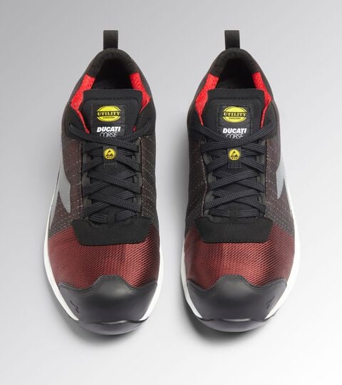 Low safety shoe - Diadora Utility x Ducati Corse FLY MOTOR MATRYX LOW S1PL SR HRO SR SC ESD RED/WHITE - Utility
