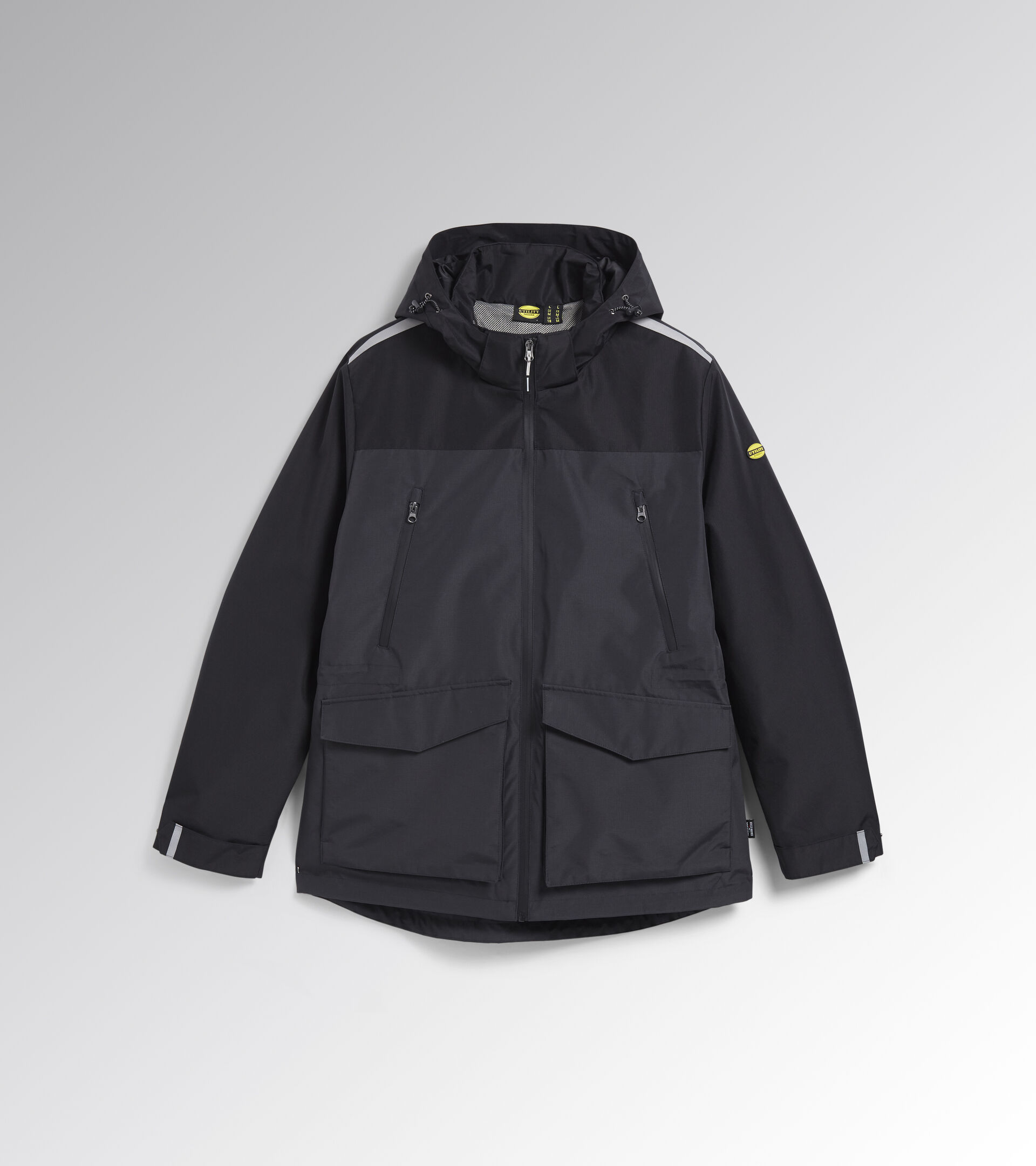 PADDED JACKET TECH, BLACK COAL, hi-res