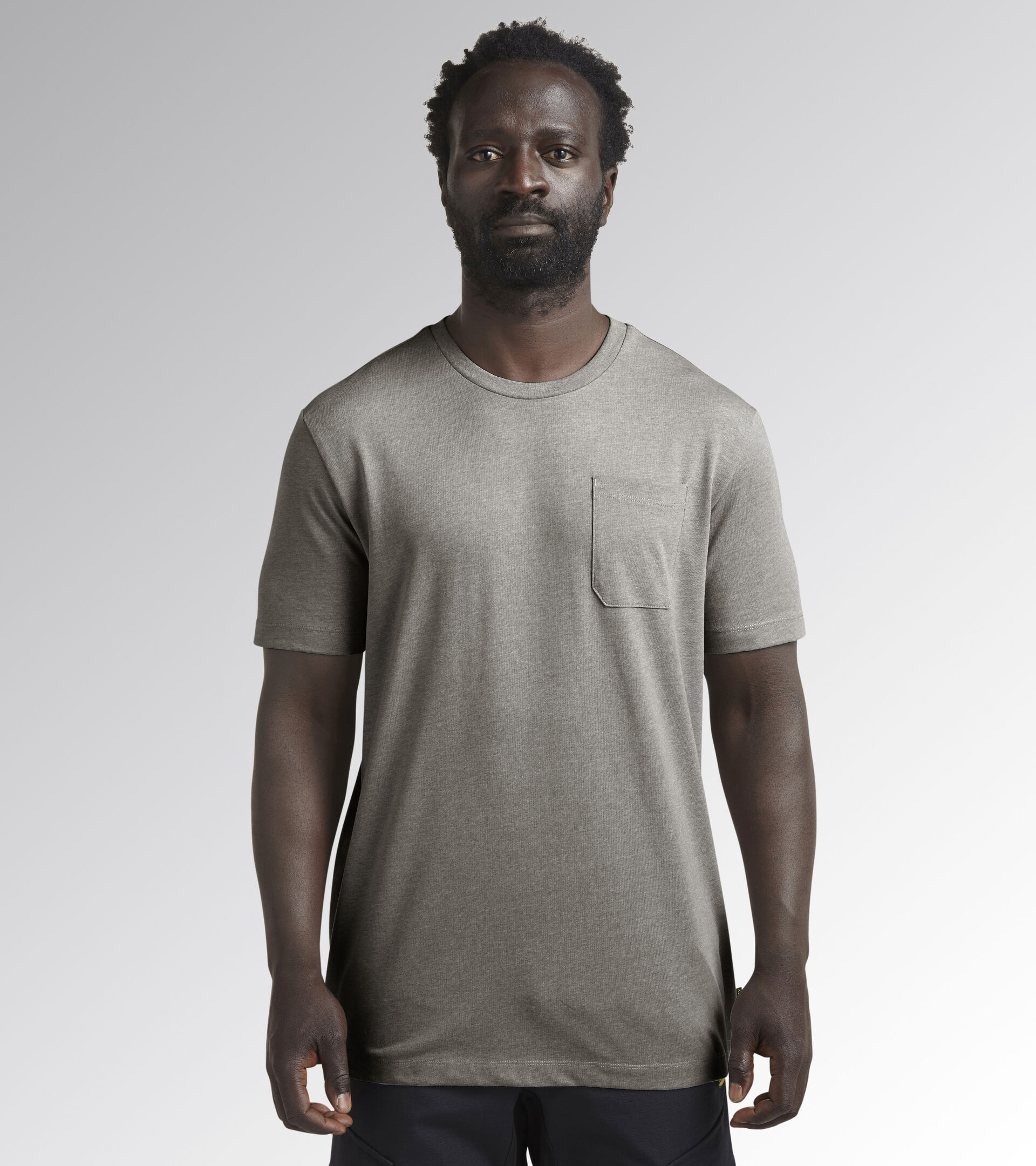 T-SHIRT INDUSTRY, LIGHT MIDDLE GREY MELANGE, hi-res