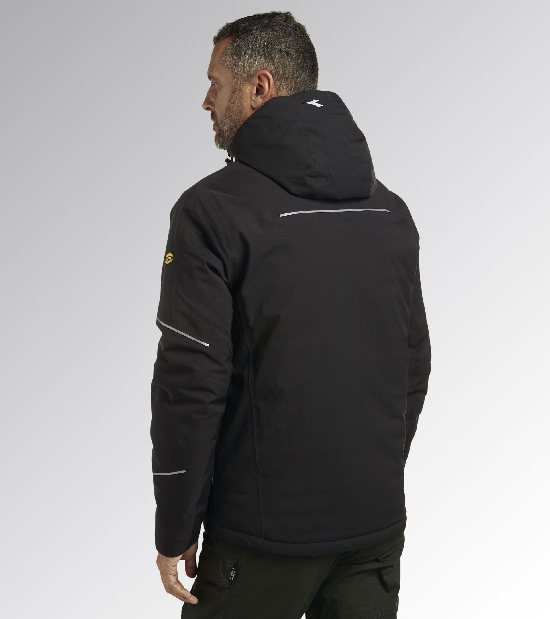 Work jacket PADDED JACKET CROSS BLACK - Utility