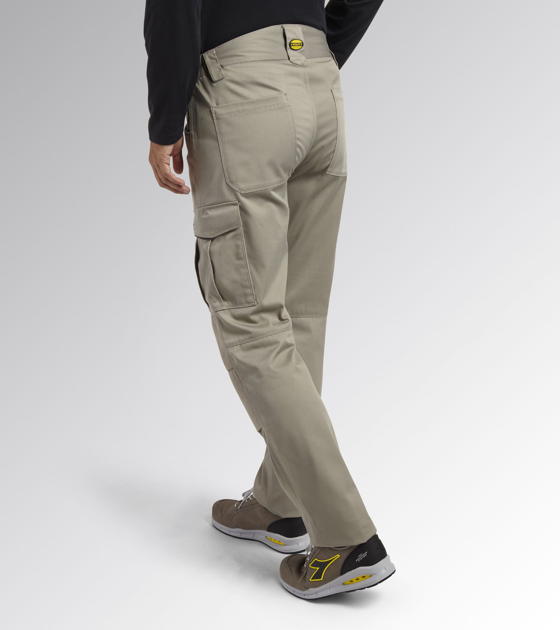 Work trousers PANT ROCK STRETCH PERFORMANCE GREY HEMP - Utility