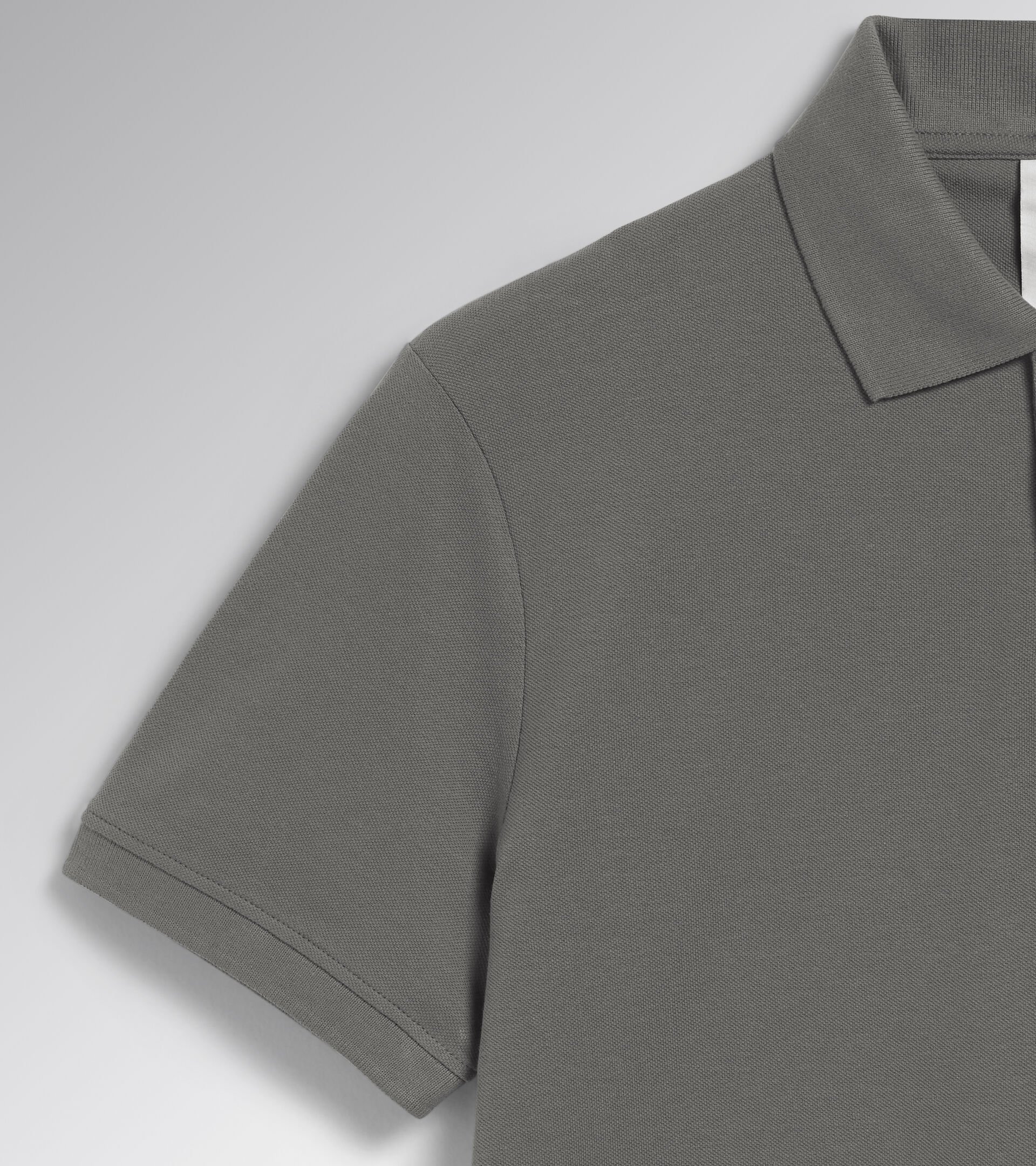 Short-sleeved work polo shirt POLO MC ATLAR ORGANIC STEEL GRAY - Utility