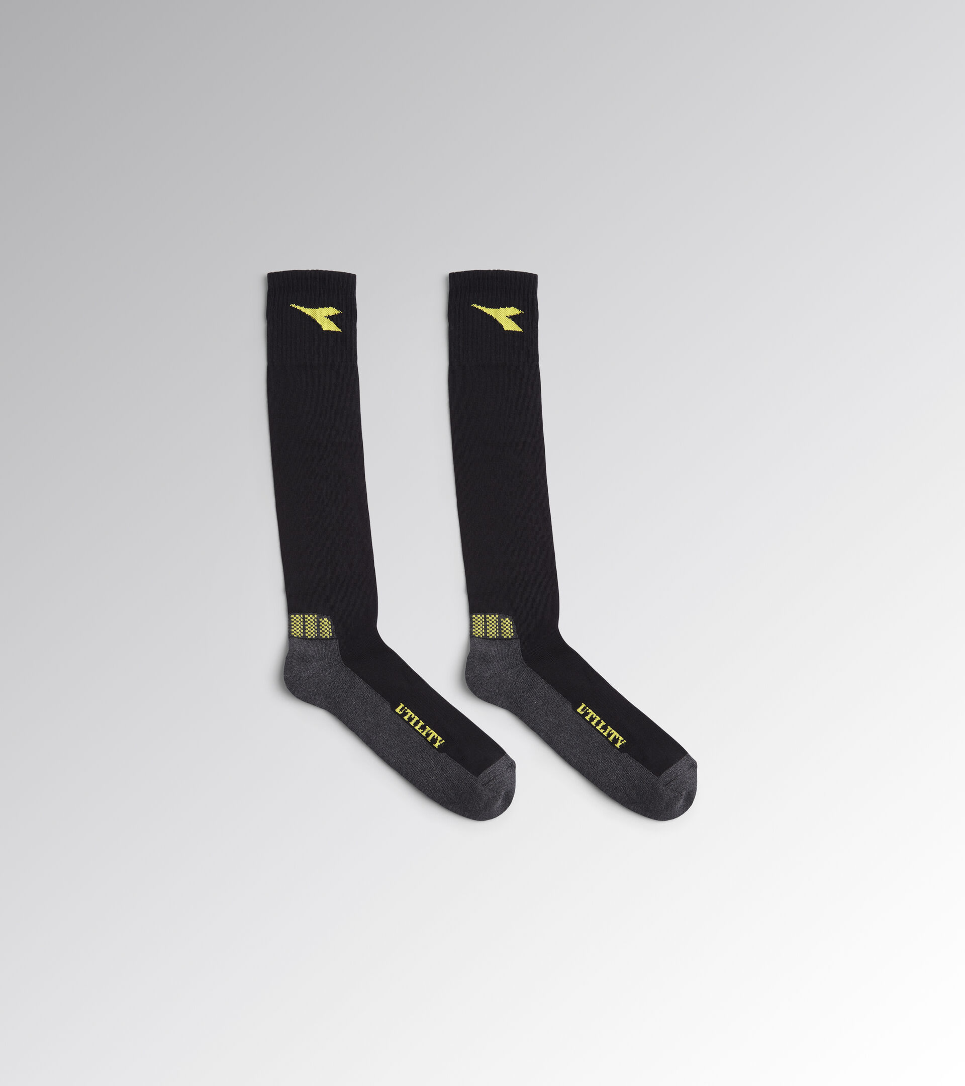 Socks for work shoes COTTON WINTER SOCKS BLACK/DARK GULL GREY - Utility