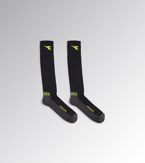 Work socks COTTON WINTER SOCKS BLACK/DARK GULL GREY - Utility