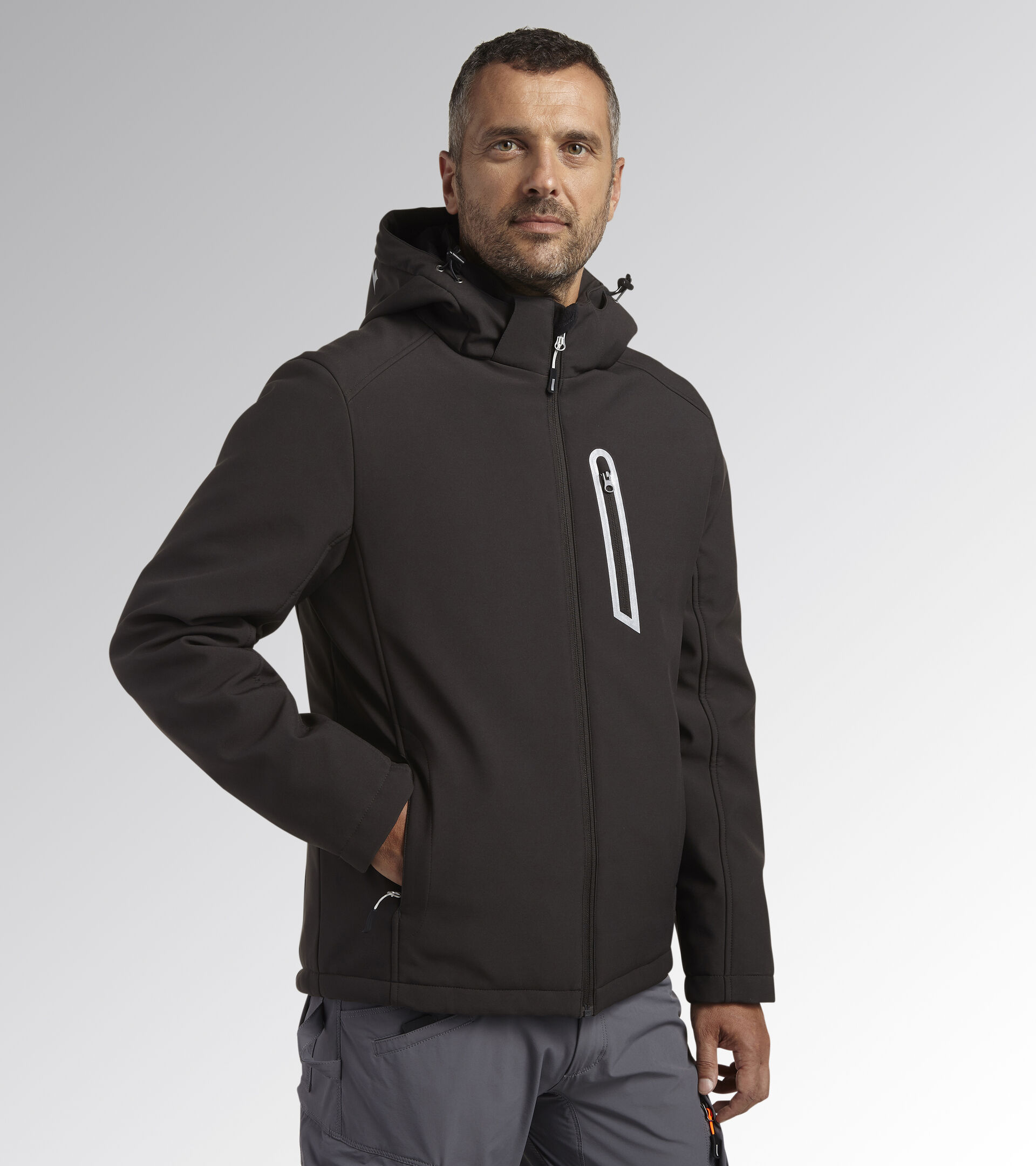 Chaqueta de trabajo PADDED SOFTSHELL SAIL GRIS ASFALTO - Utility