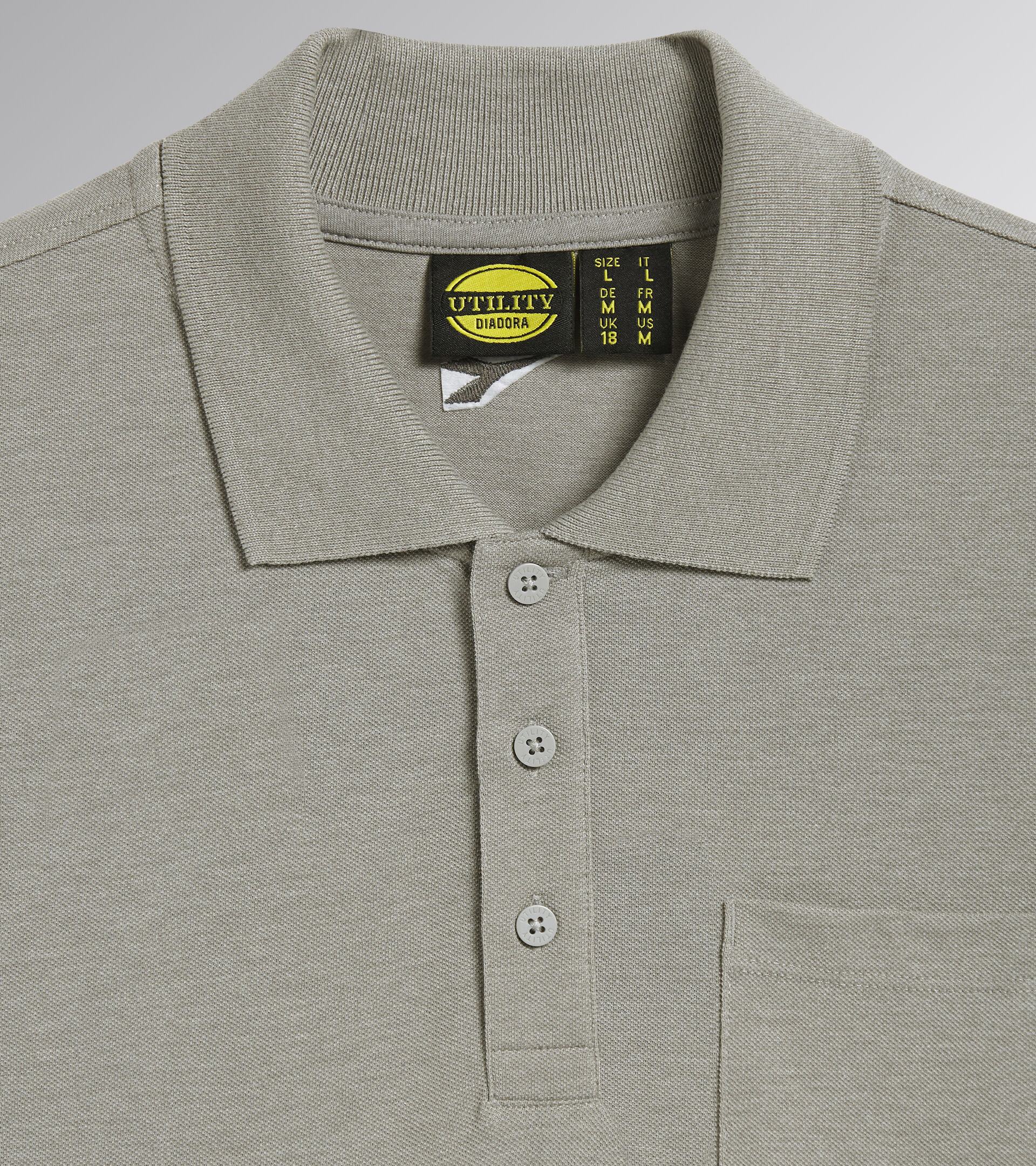 POLO MC INDUSTRY, LIGHT MIDDLE GREY MELANGE, hi-res