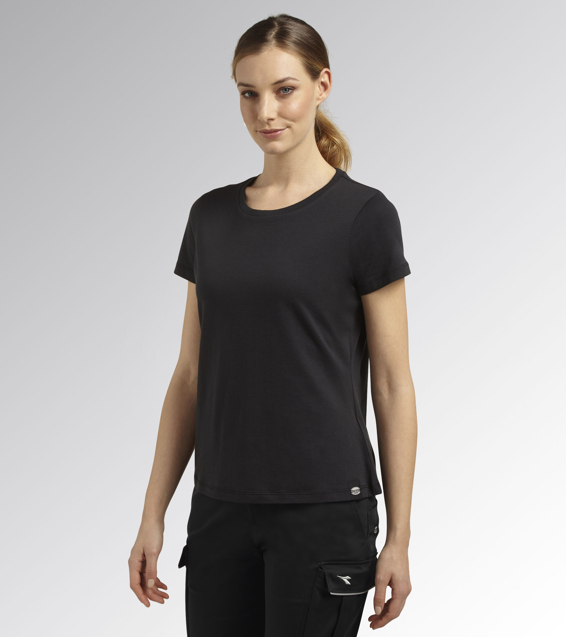 T-shirt manche courte de travail - Femme T-SHIRT MC ATHENA NOIR - Utility