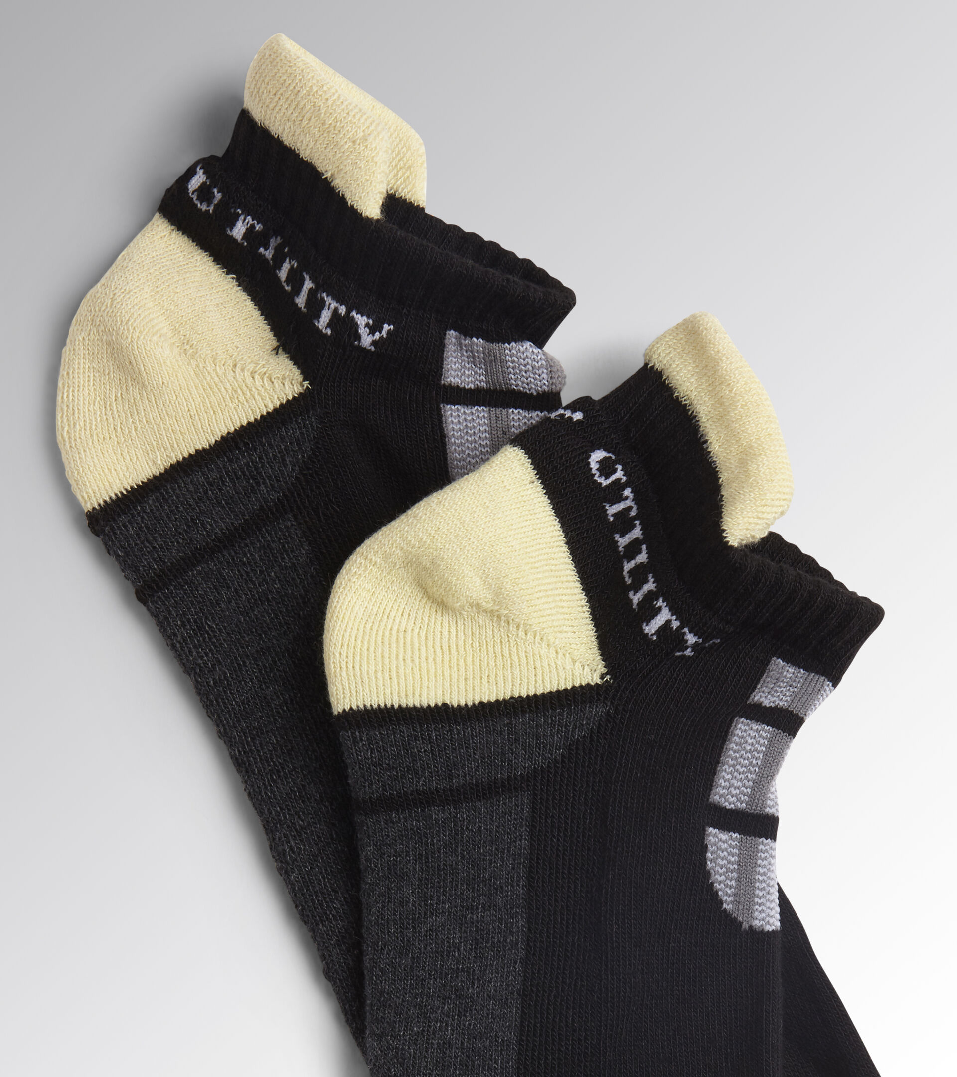 Socks for work shoes GHOST SOCKS BLACK/DARK GULL GREY - Utility