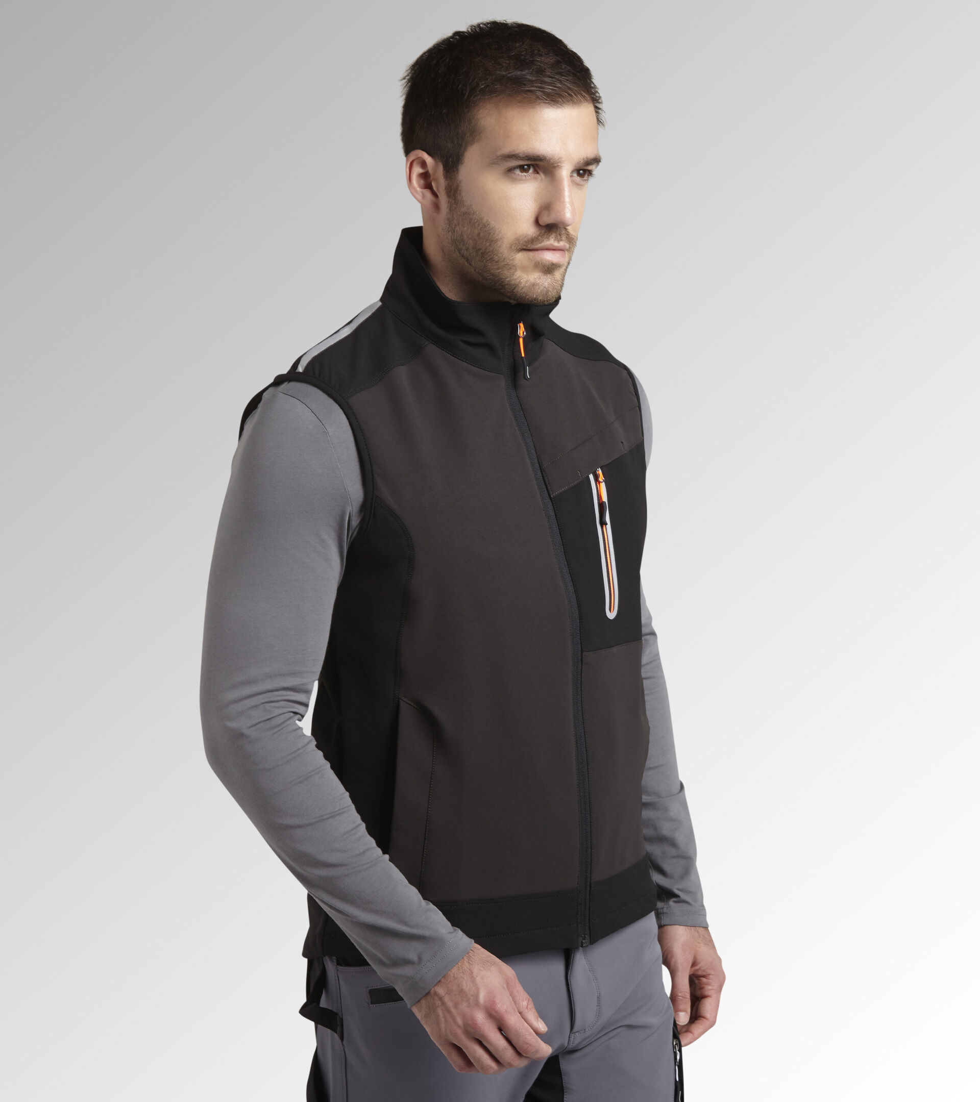 Gilet da lavoro VEST CARBON TECH GRIGIO ASFALTO - Utility