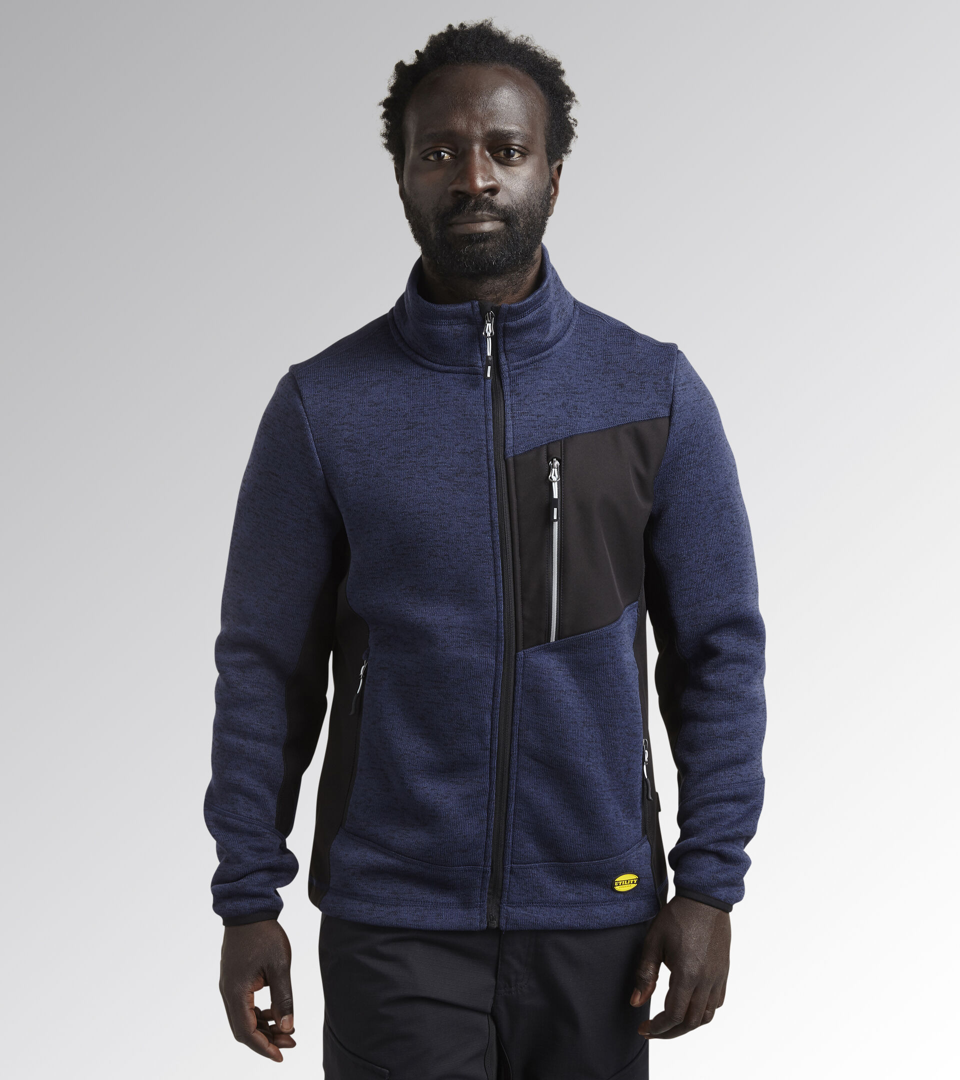 Arbeits-Sweater KNITTED JACKET CHICAGO INSIGNIA BLAU - Utility