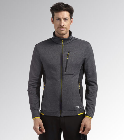 POLAR FLEECE TECHNO, IRON GATE/BLACK Work fleece POLAR FLEECE TECHNO IRON GATE/BLACK - Utility
