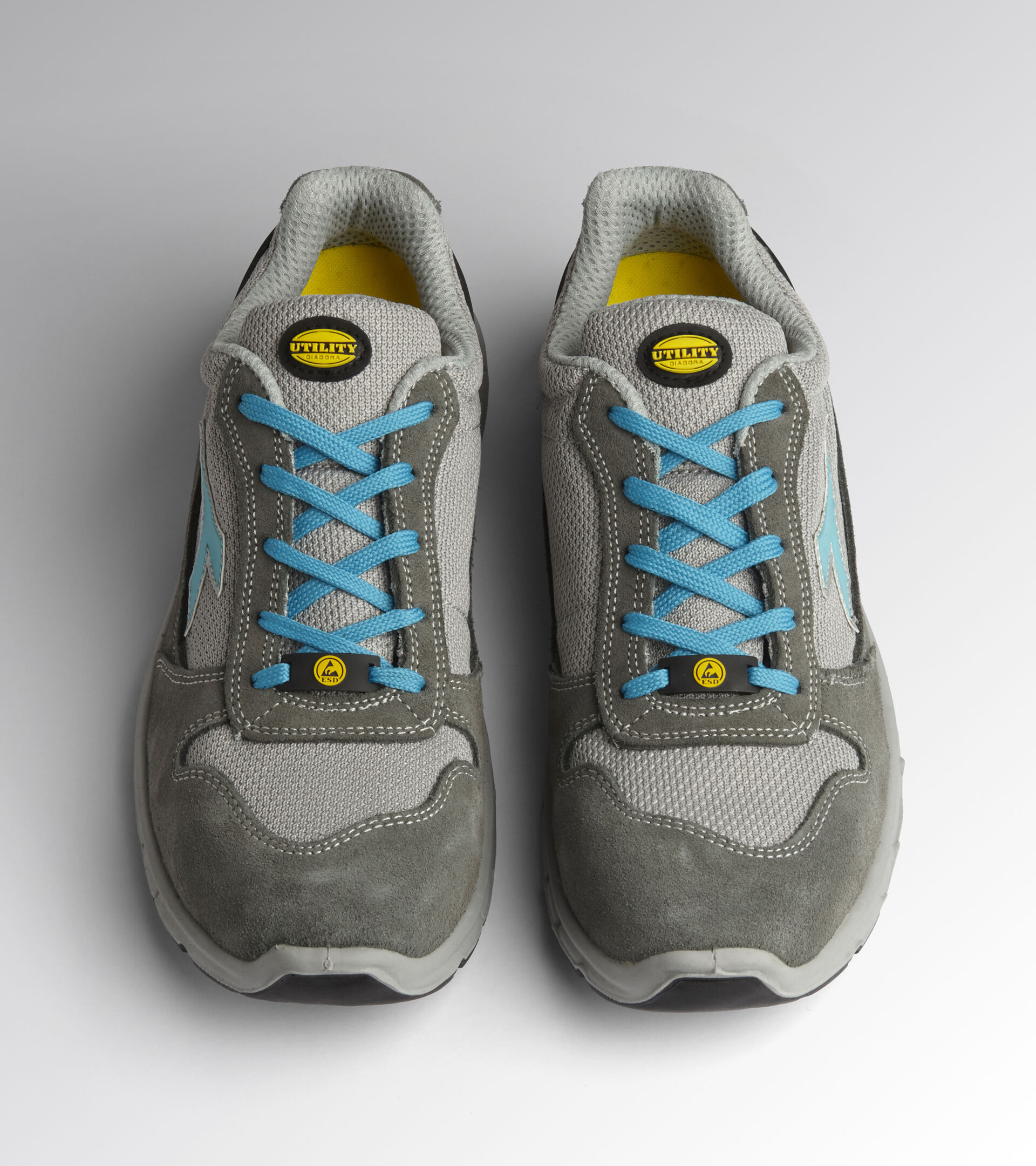 Scarpa antinfortunistica bassa RUN TEXT LOW S1P SRC ESD GRIGIO CASTELLO/AZZURRO SCUBA - Utility