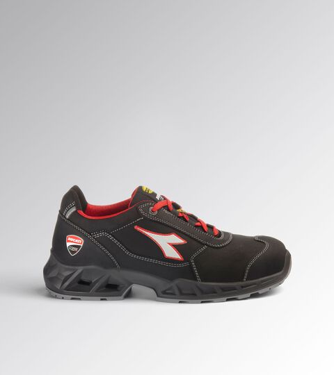 Low safety shoe - Diadora Utility x Ducati Corse SHARK ENGINE LOW S3S FO SR ESD BLACK/RED - Utility