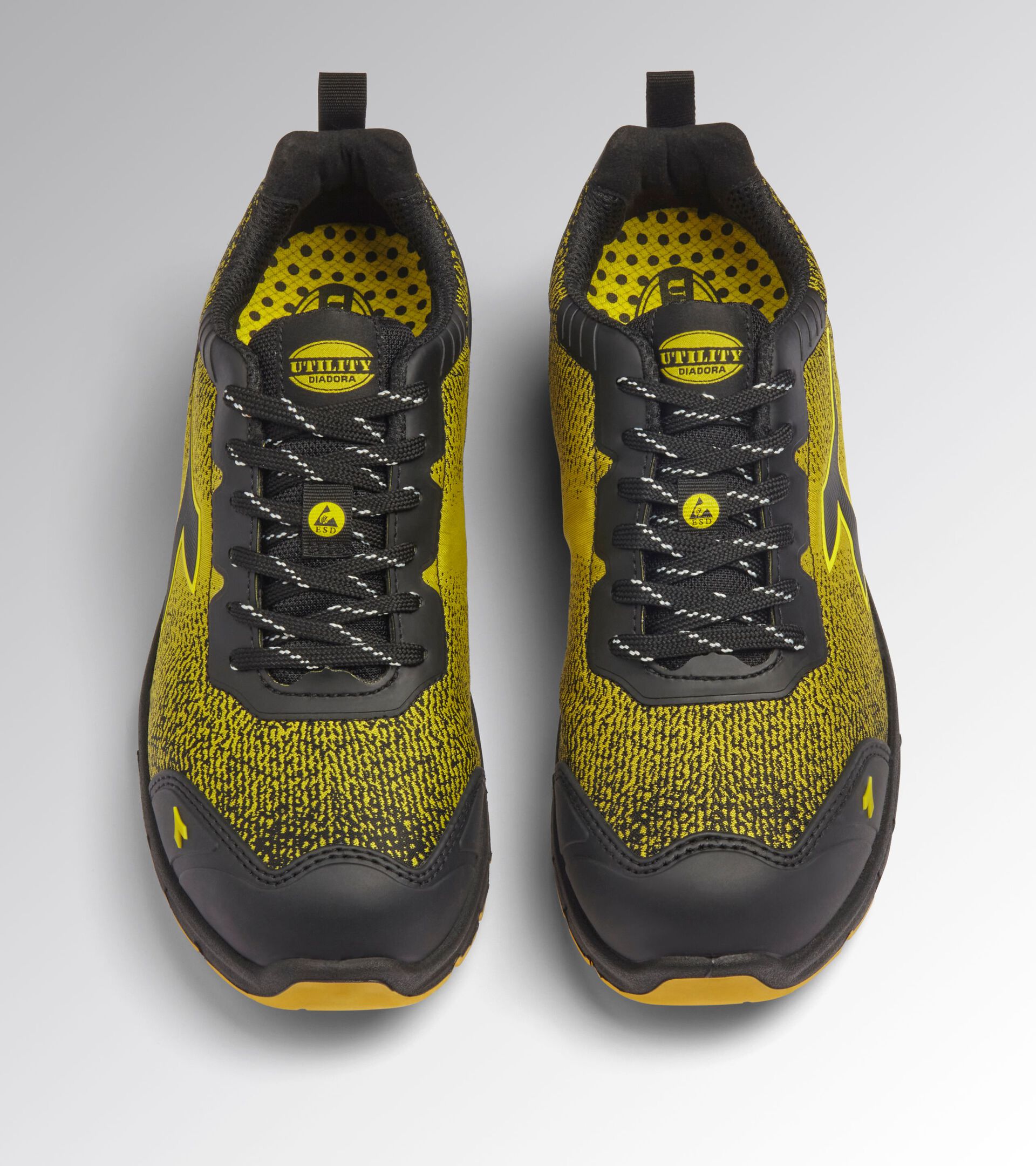 Calzado bajo de seguridad RUN ATOM EVO LOW S3S SC FO SR ESD GIALLO UTILITY/NERO - Utility