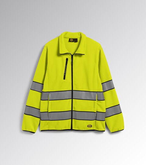 Work track jacket SWEAT PILE HV 20471:2013 3 FLUORESCENT YELLOW ISO20471 - Utility