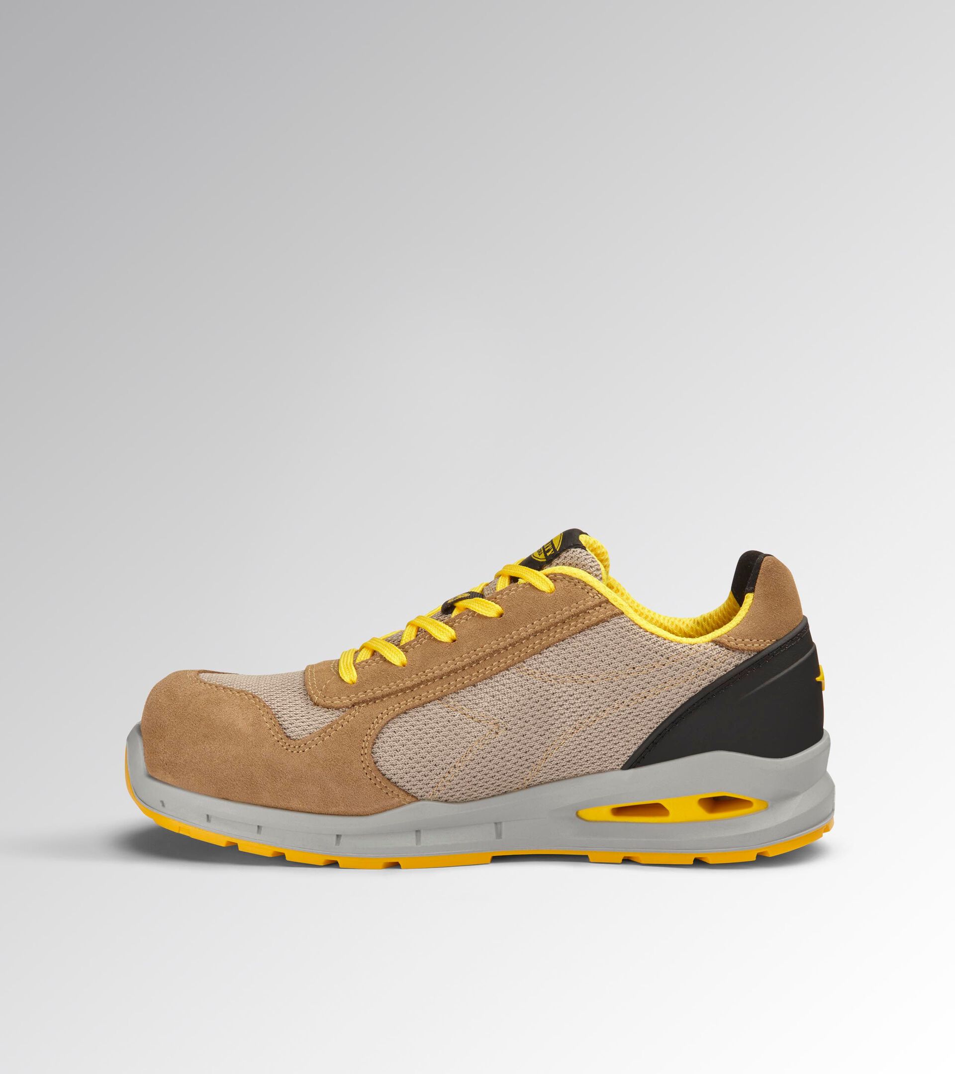 Low-top S1PS safety shoes RUN A.BOX LOW S1PS FO SR ESD TOBACCO BROWN/MOON ROCK GRAY - Utility