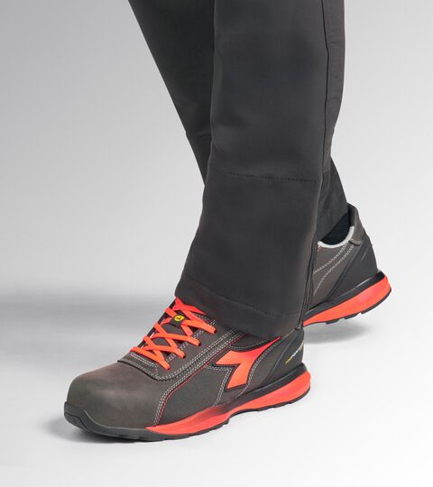 Low-top S3S safety shoes GLOVE HYPER LOW S3S FO HRO SR ESD STEEL GRAY - Utility