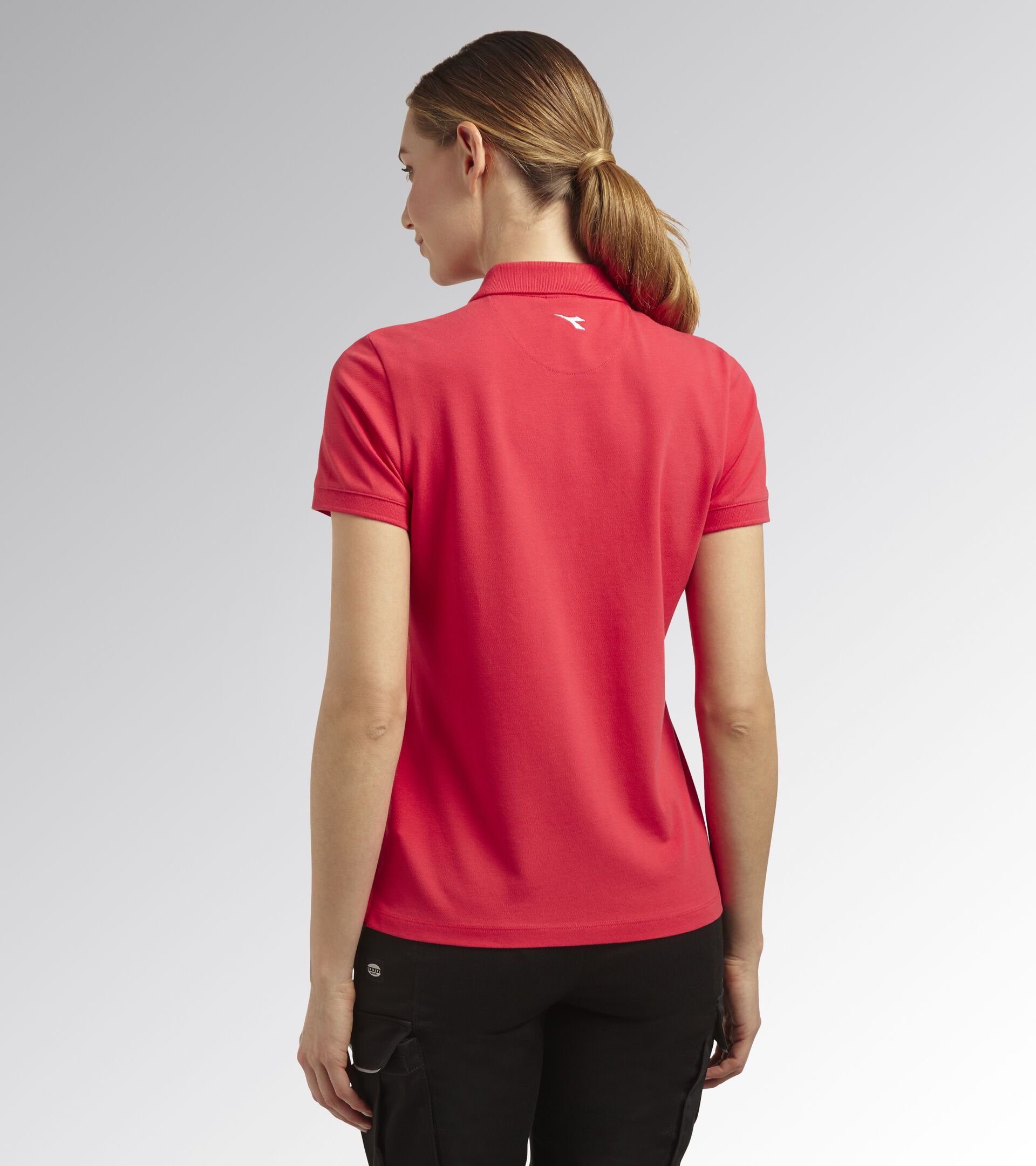 Polo manche courte de travail - Femme POLO MC ATHENA ROUGE HIBISCUS - Utility