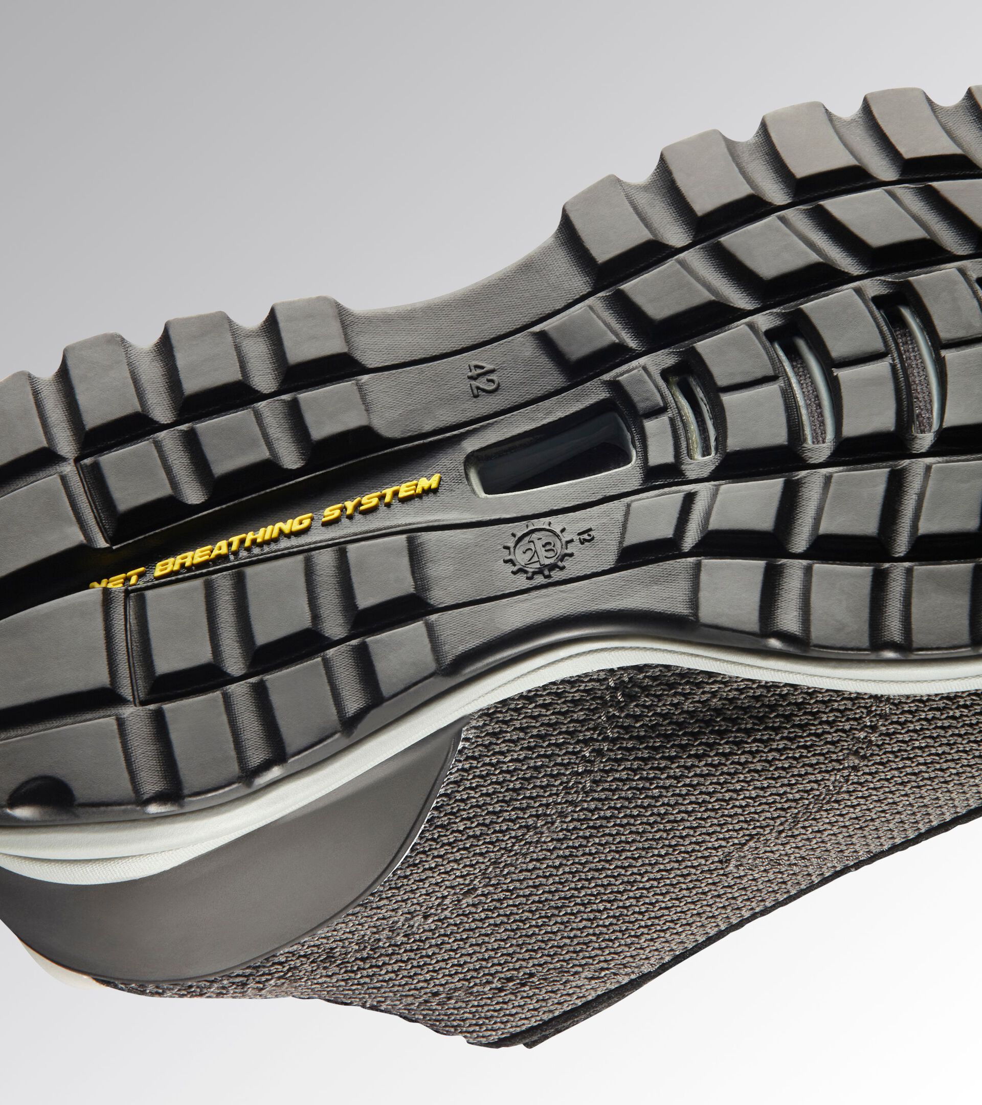 Low safety shoe GLOVE NET LOW PRO S1PL FO SR HRO ESD ASPHALT/ORANGE FLUO - Utility