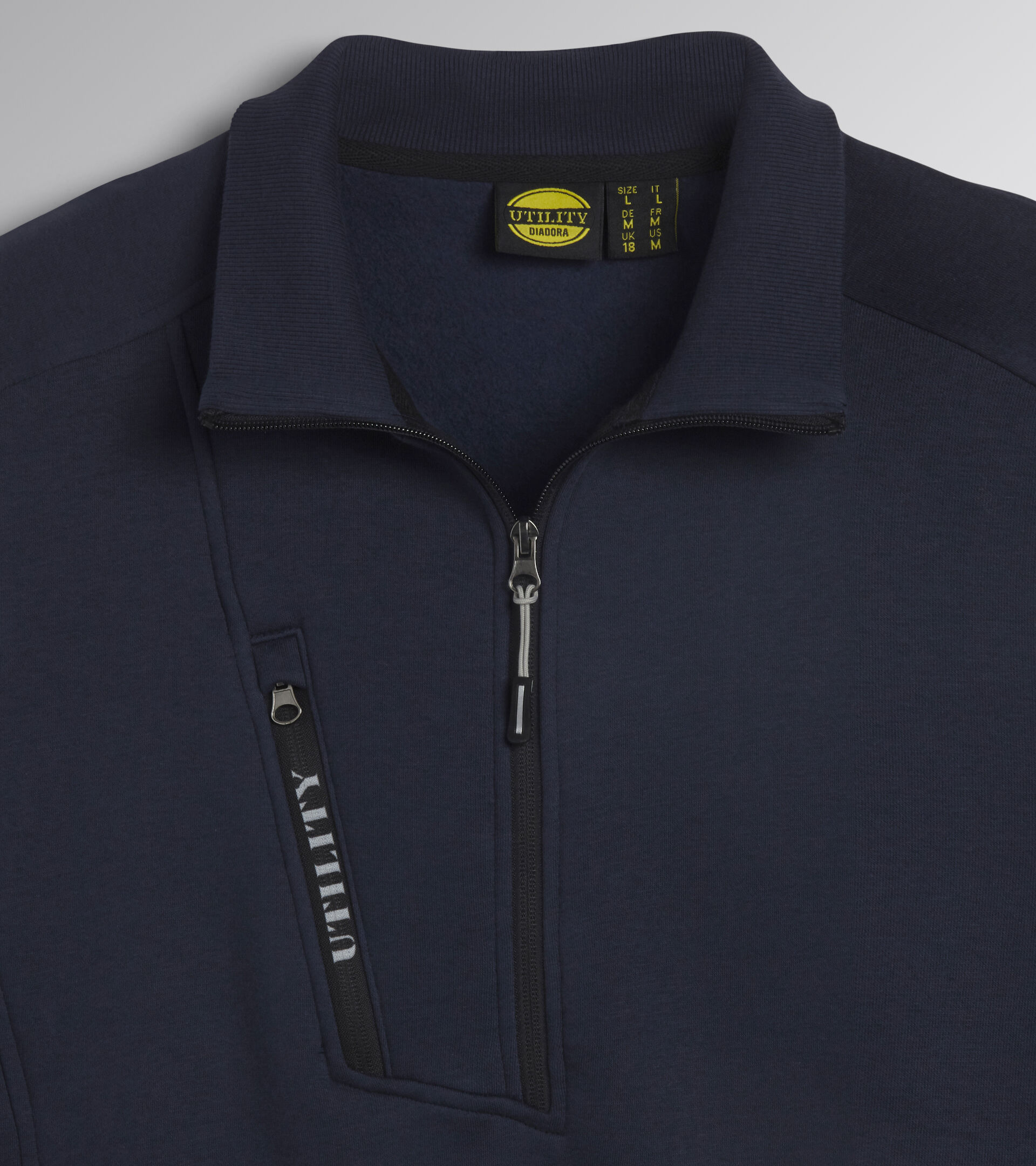 Work track jacket SWEATSHIRT HZ LITEWORK CLASSIC NAVY - Utility